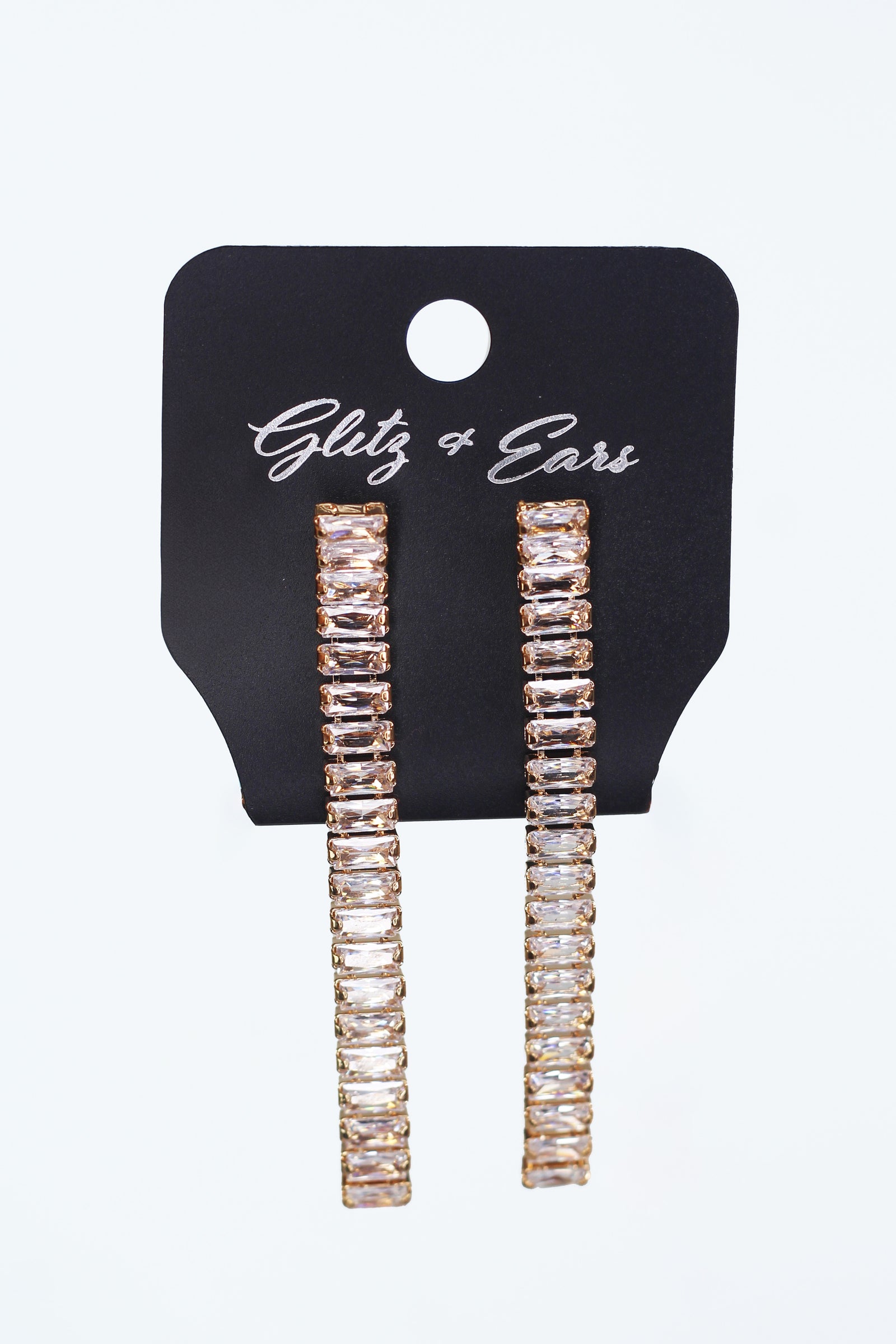 Baguette Chain & Trim XL Cushion Stone Necklace