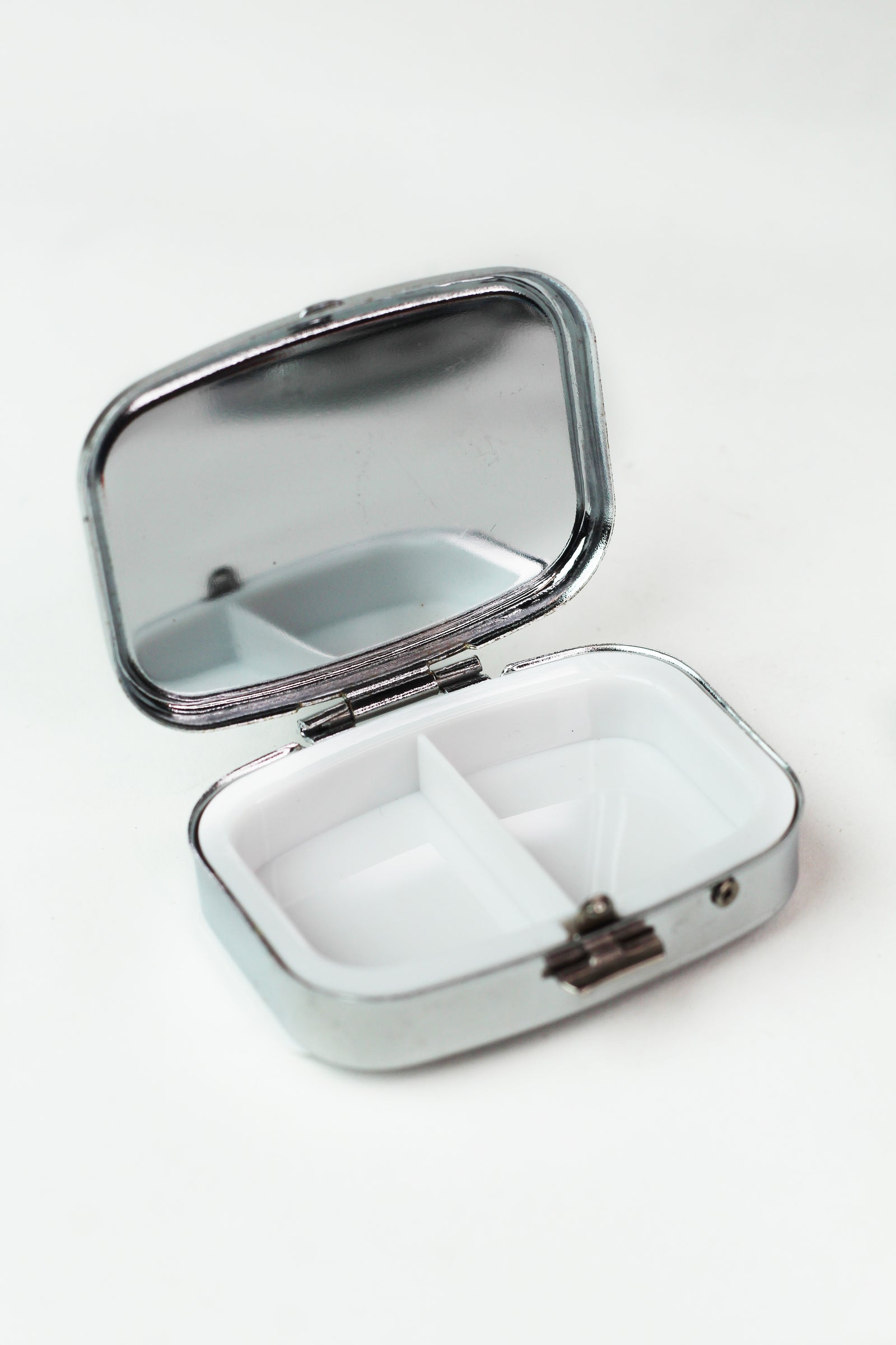 Rectangle Rhinestone Pill Case