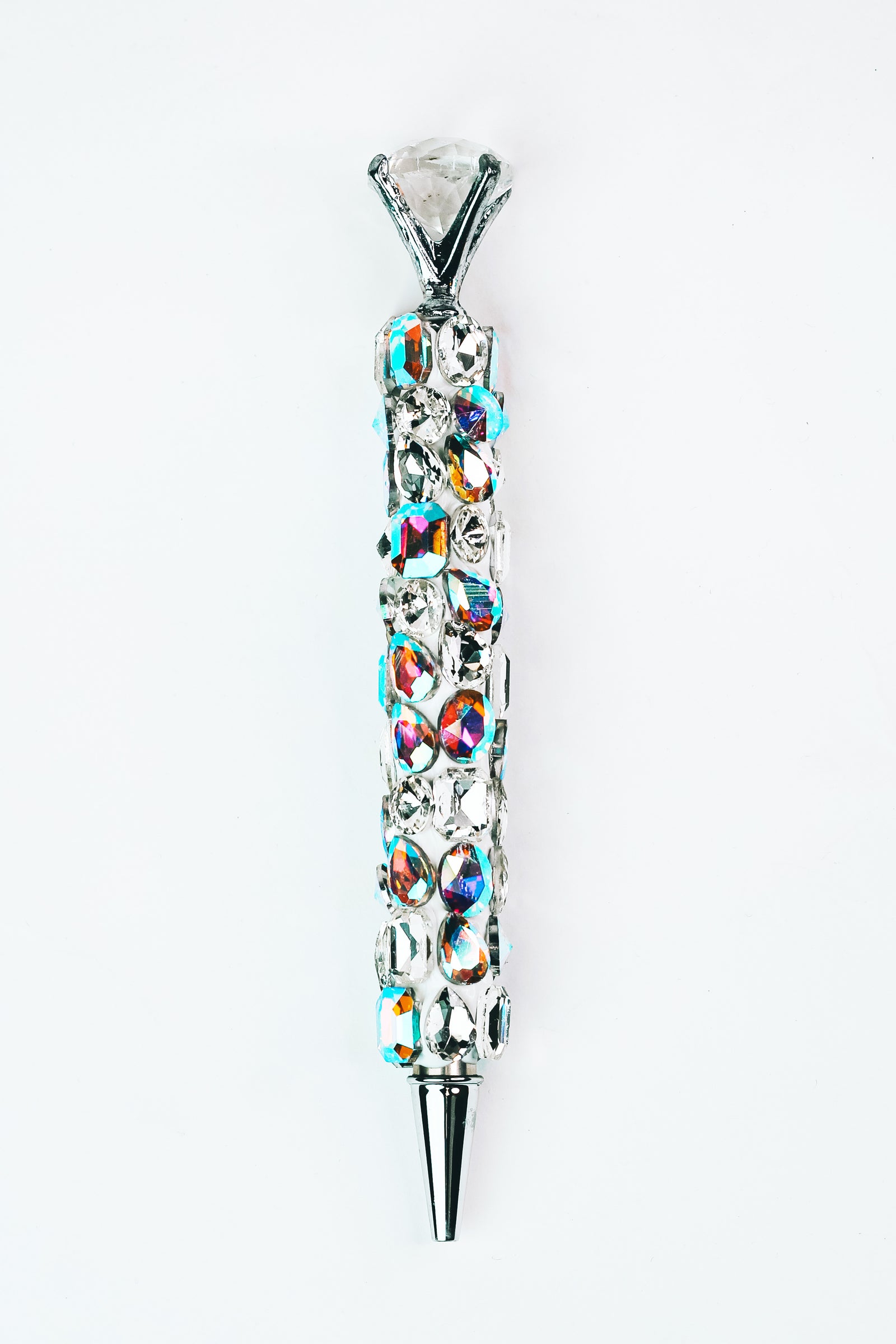 Chunky Rhinestone Diamond Top Writing Pen
