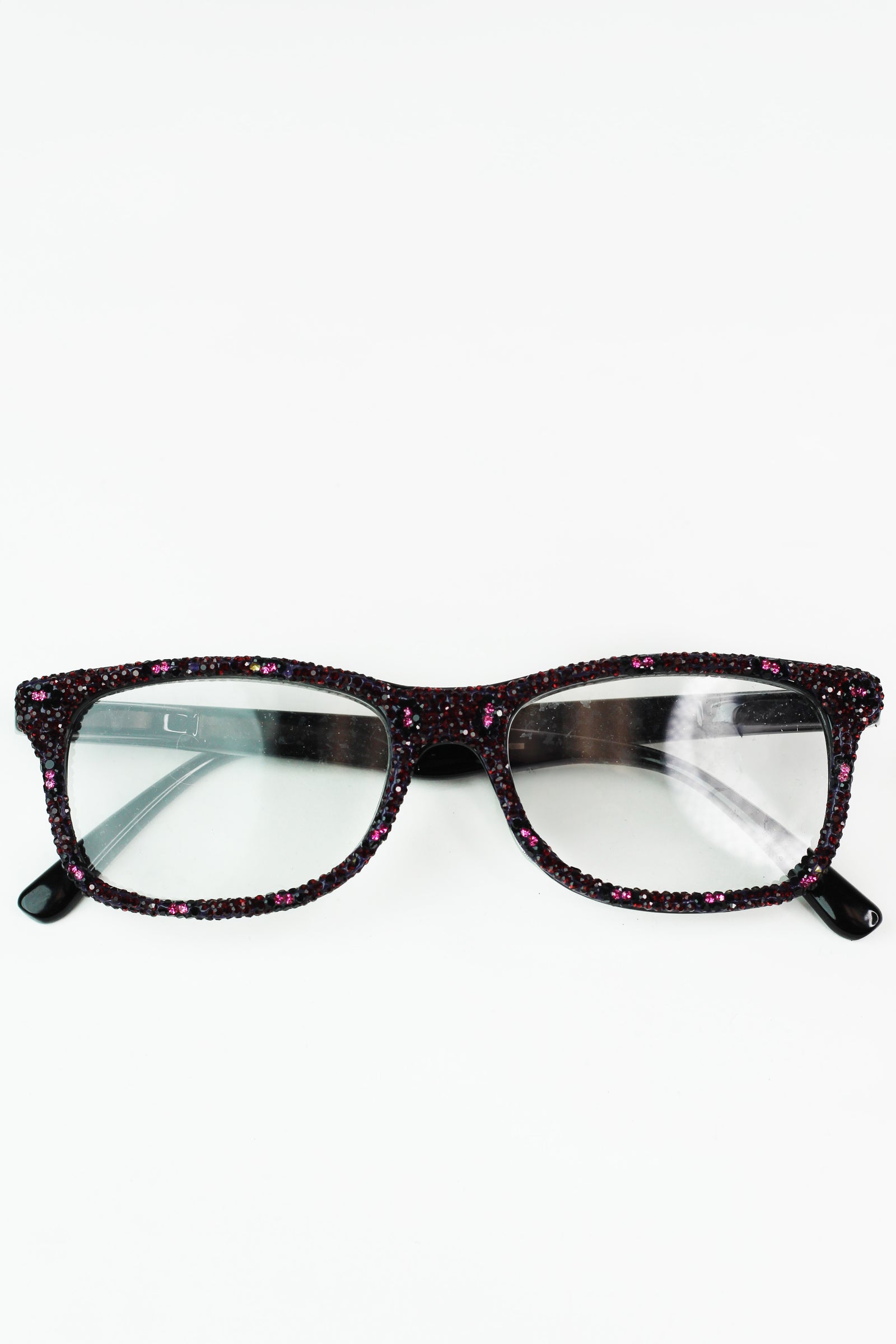 Rectangle Frame Leopard Rhinestone Readers
