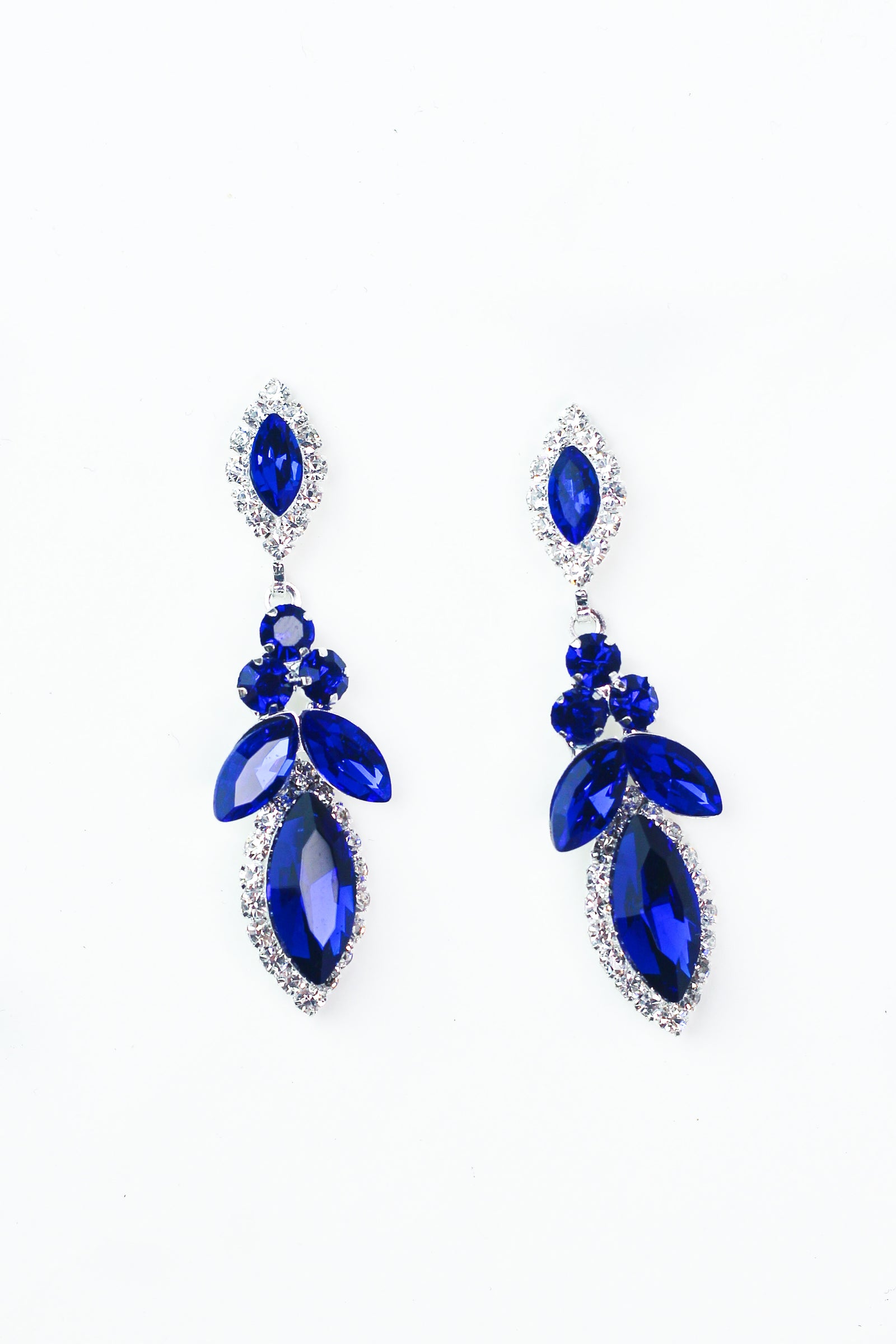 3 Stone 2 Almond & Almond Point Earring