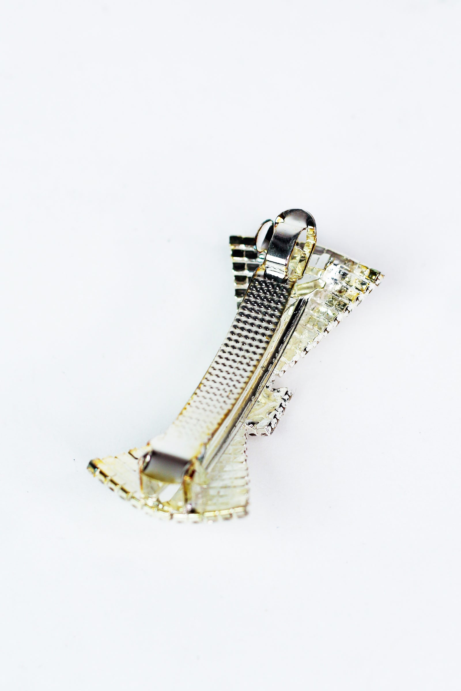 Rhinestone Bow Hair Clip