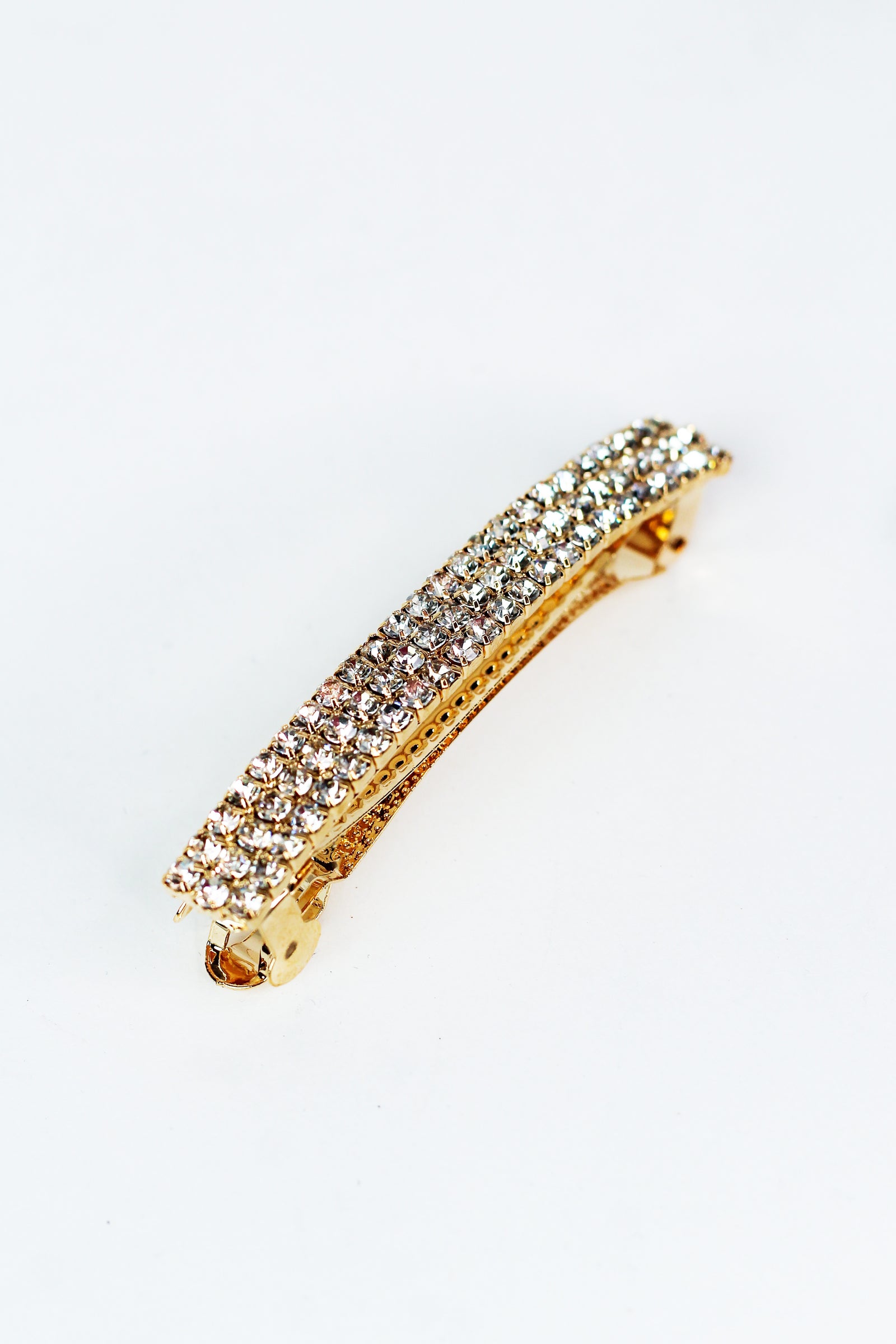 3 Row Rhinestone Hair Clip