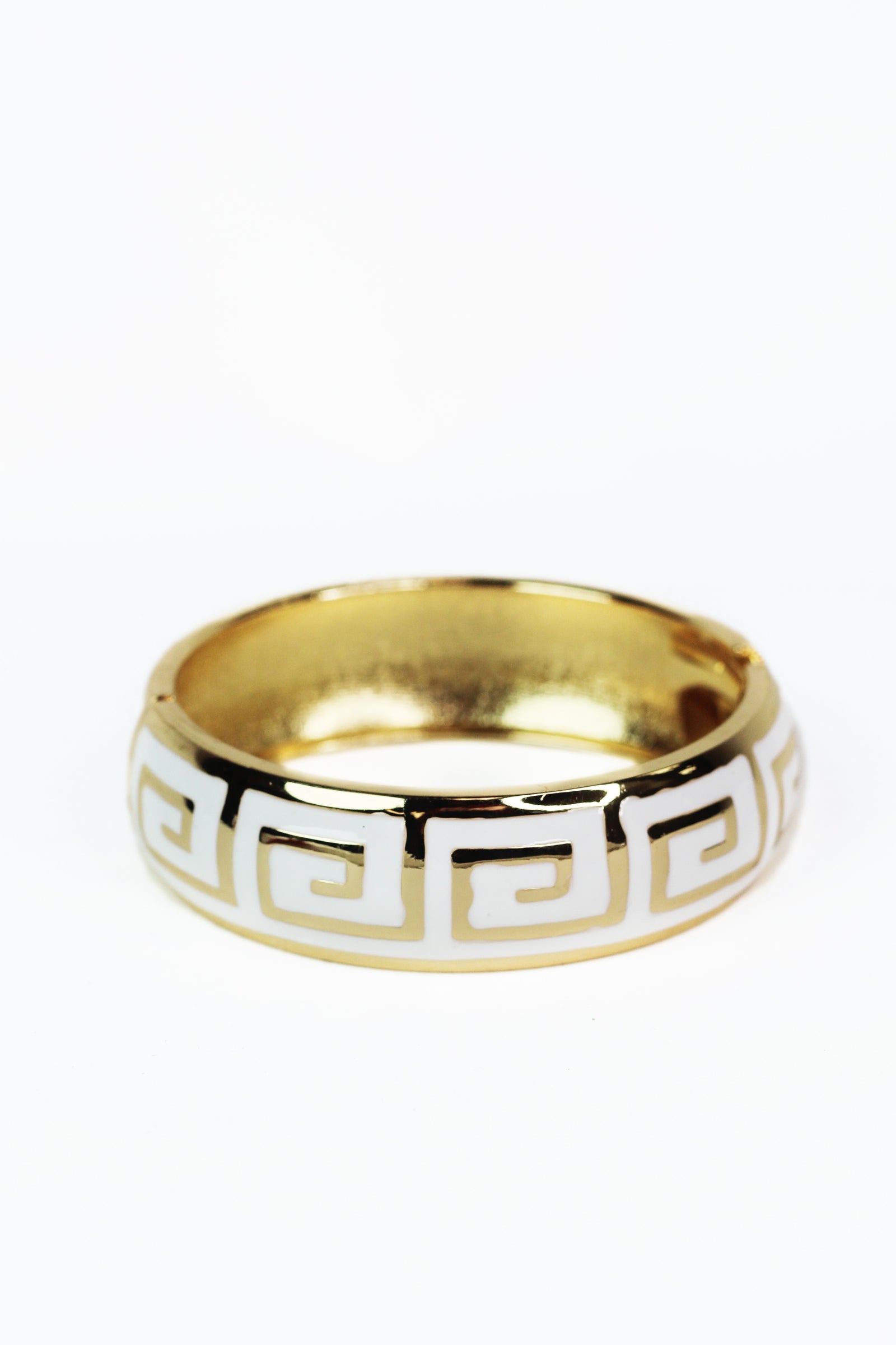 Greek Key Bangle Bracelet