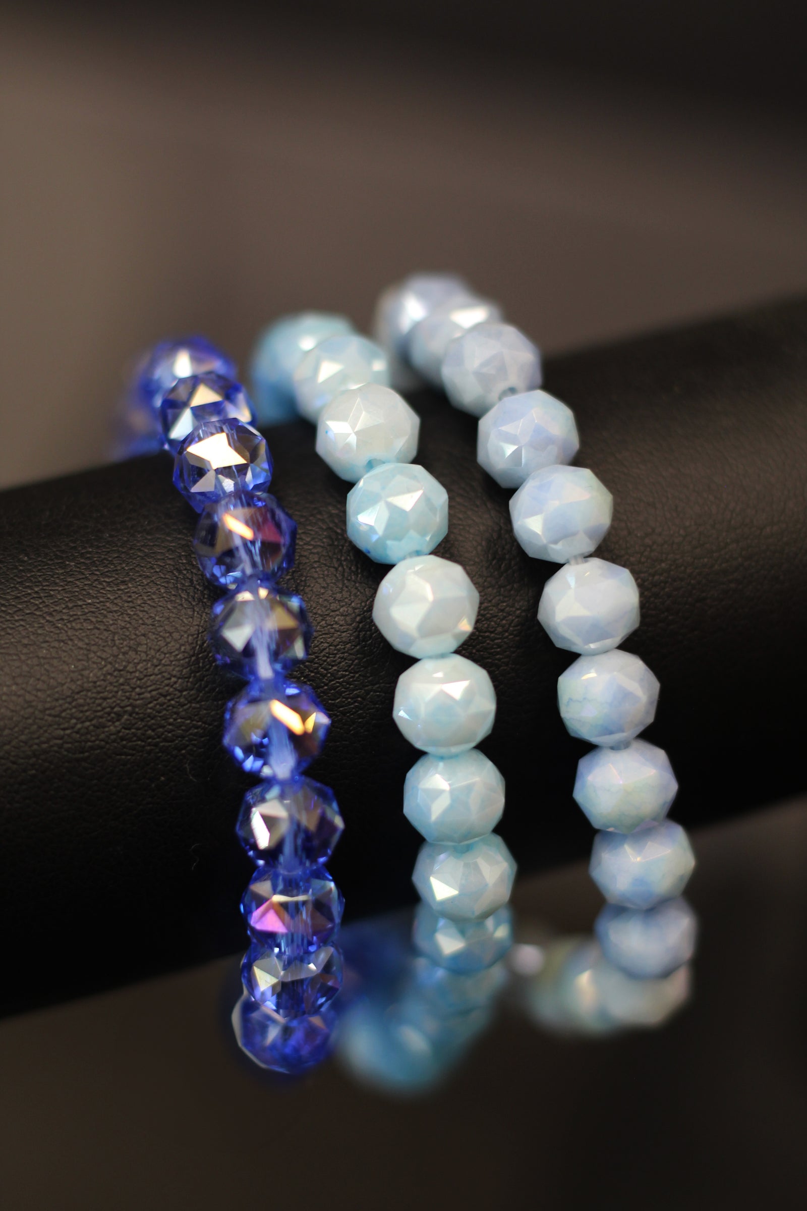 3pc Beaded Stretch Bracelet Set