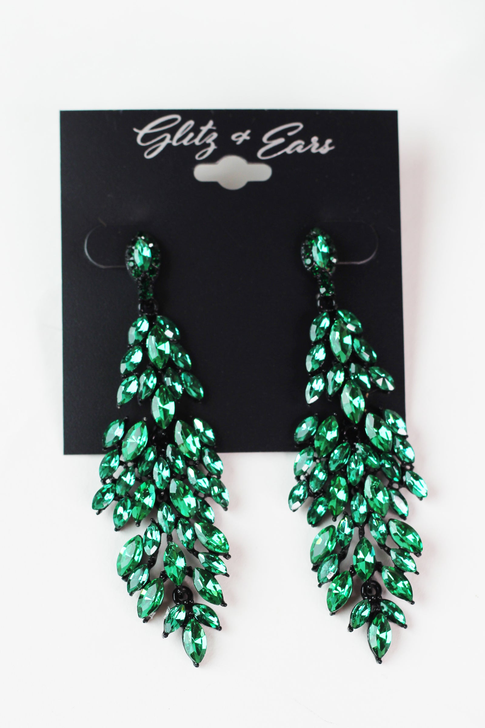 XS Almond Stones Long Earring