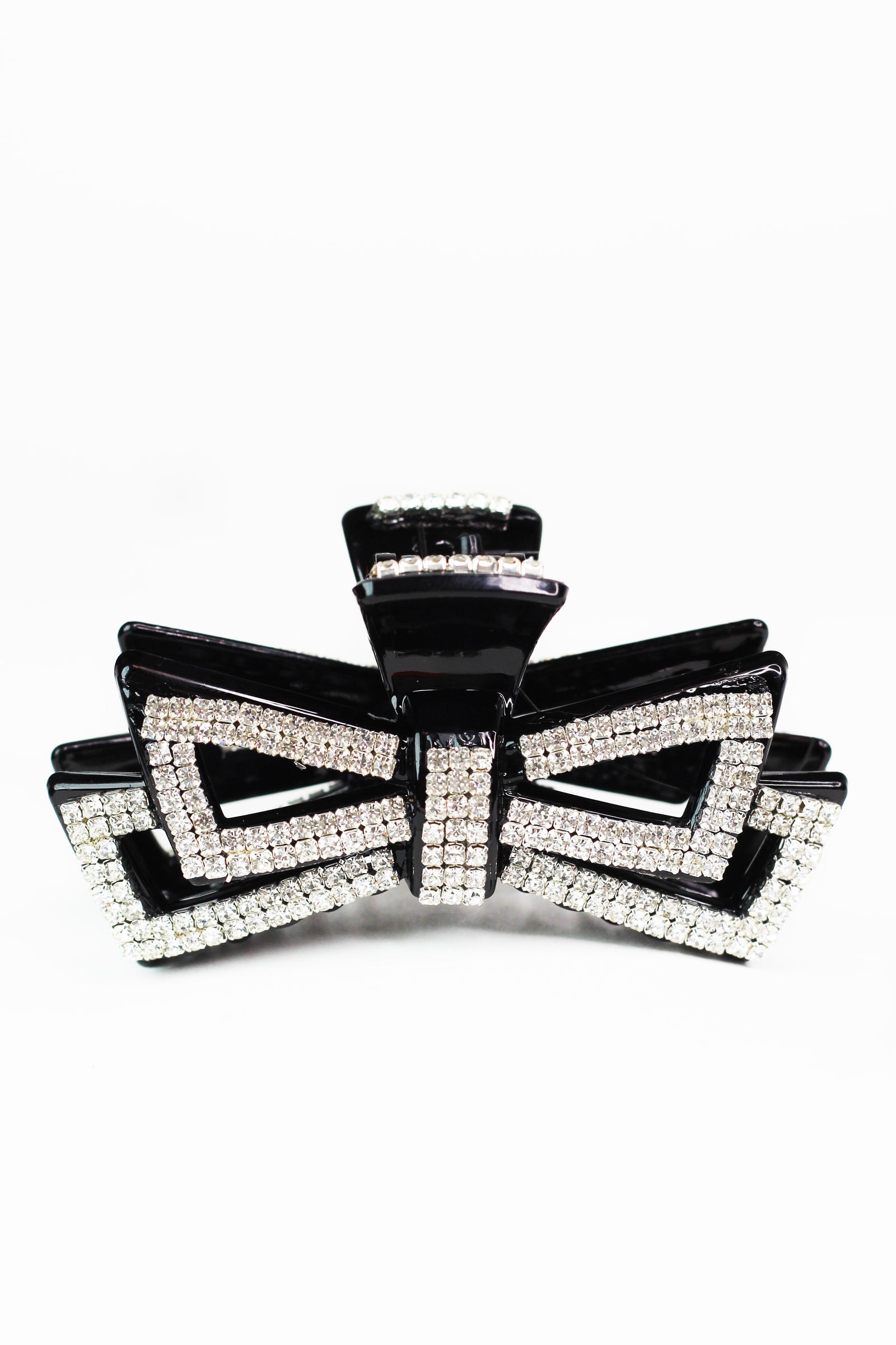 Rhinestone Open Bowtie Hair Claw