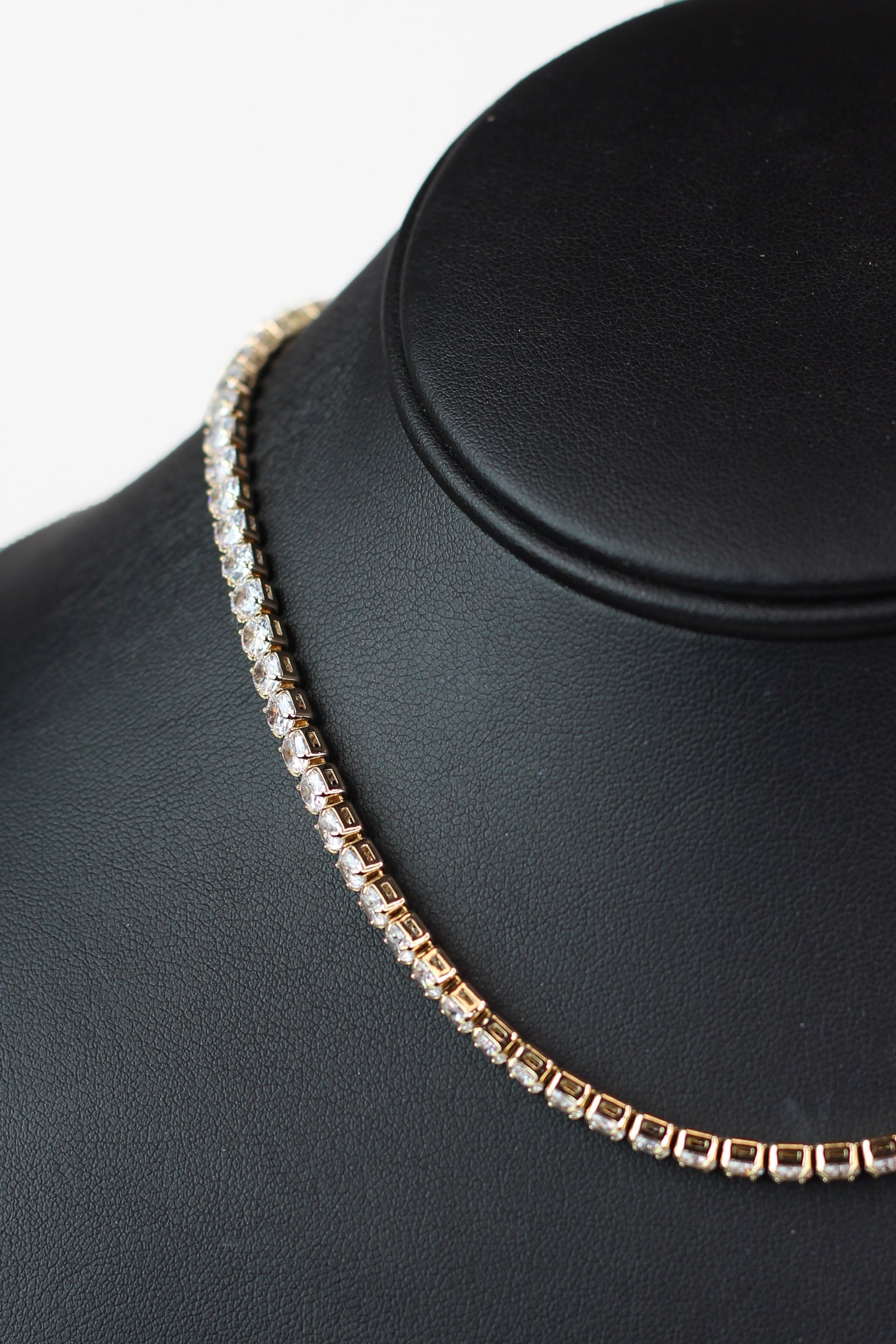 Rhinestone Tennis Necklace
