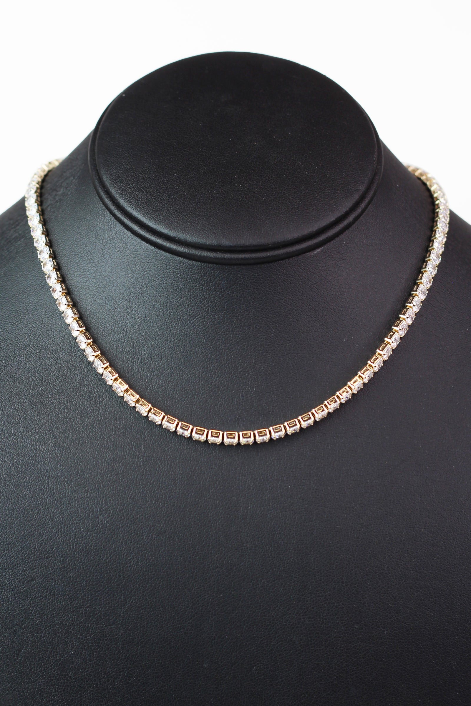 Rhinestone Tennis Necklace