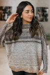 Distressed Rays Knitted Italian Sweater
