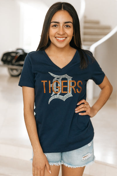 English D Detroit Tigers T Shirt