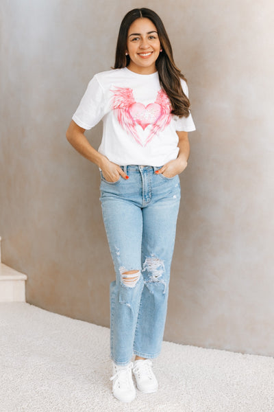 Heart with Wings "LOVE" T-Shirt (SALE)