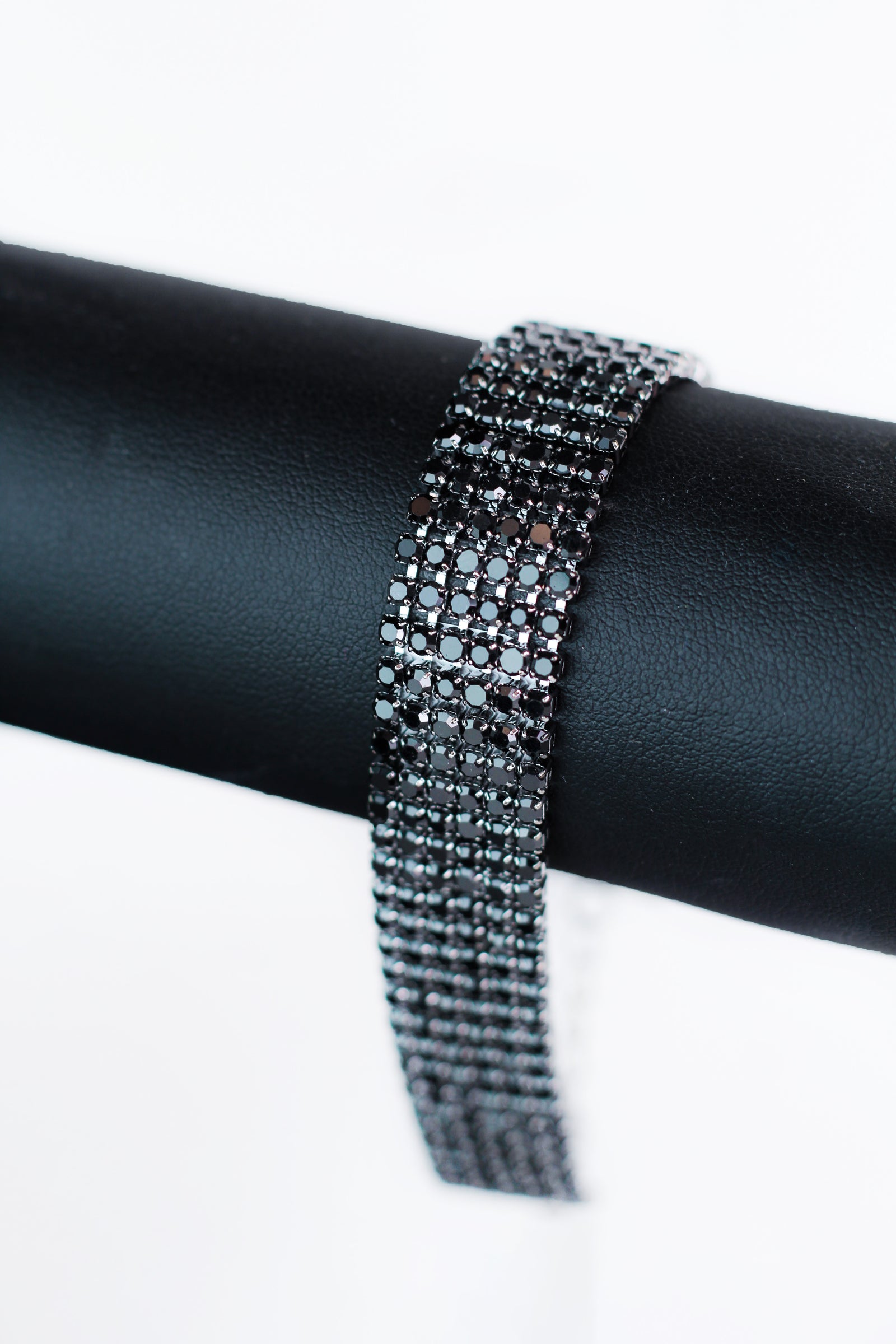 Six Row Rhinestone Tennis Bracelet