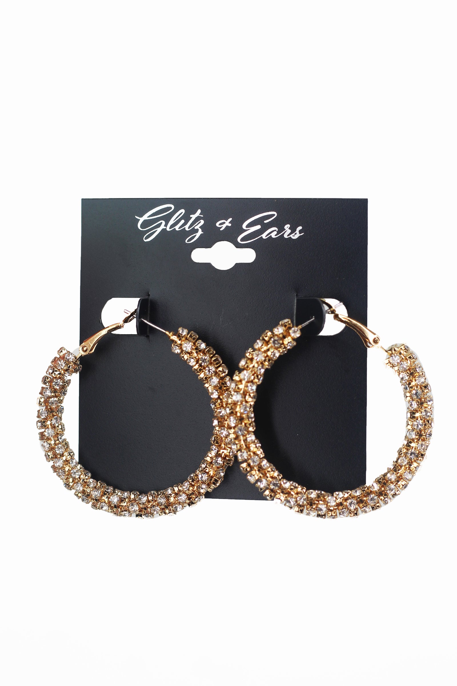 Rhinestone Tinsel Hoop
