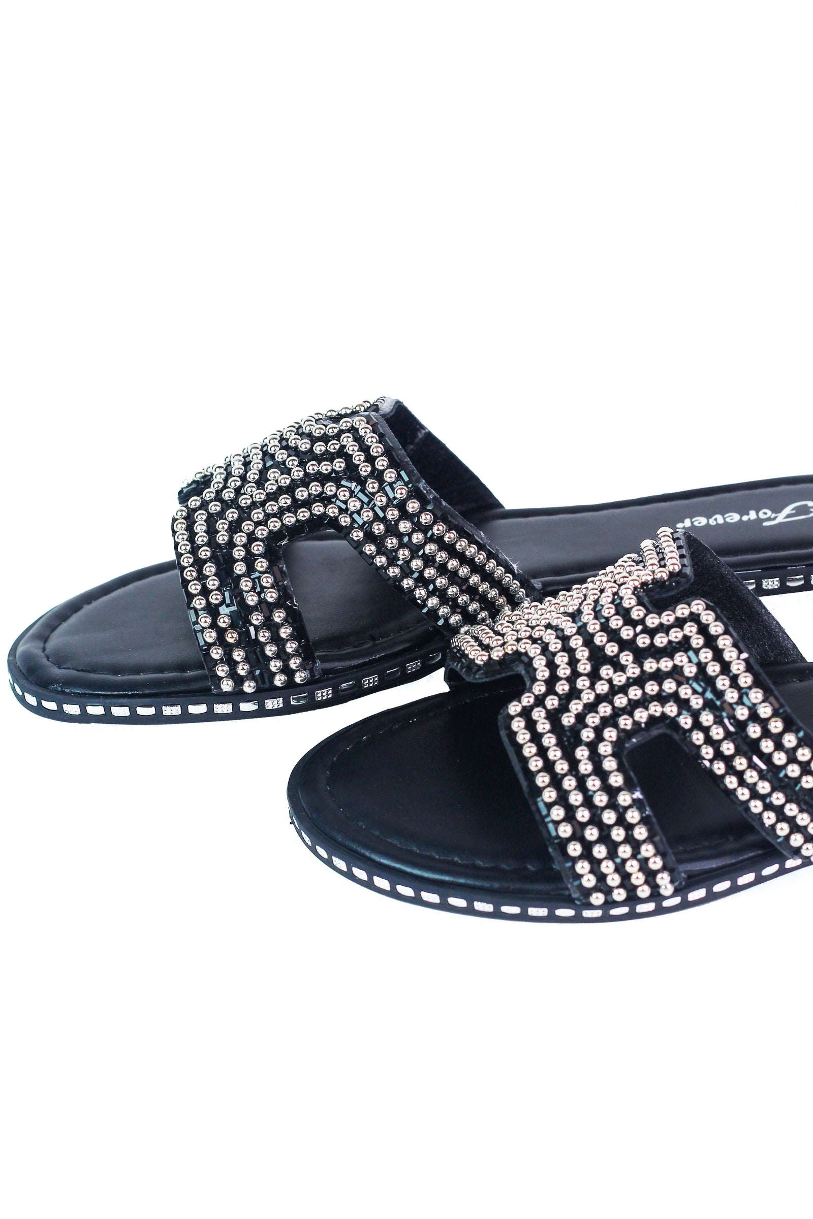 Beads & Baguettes Flat Sandals