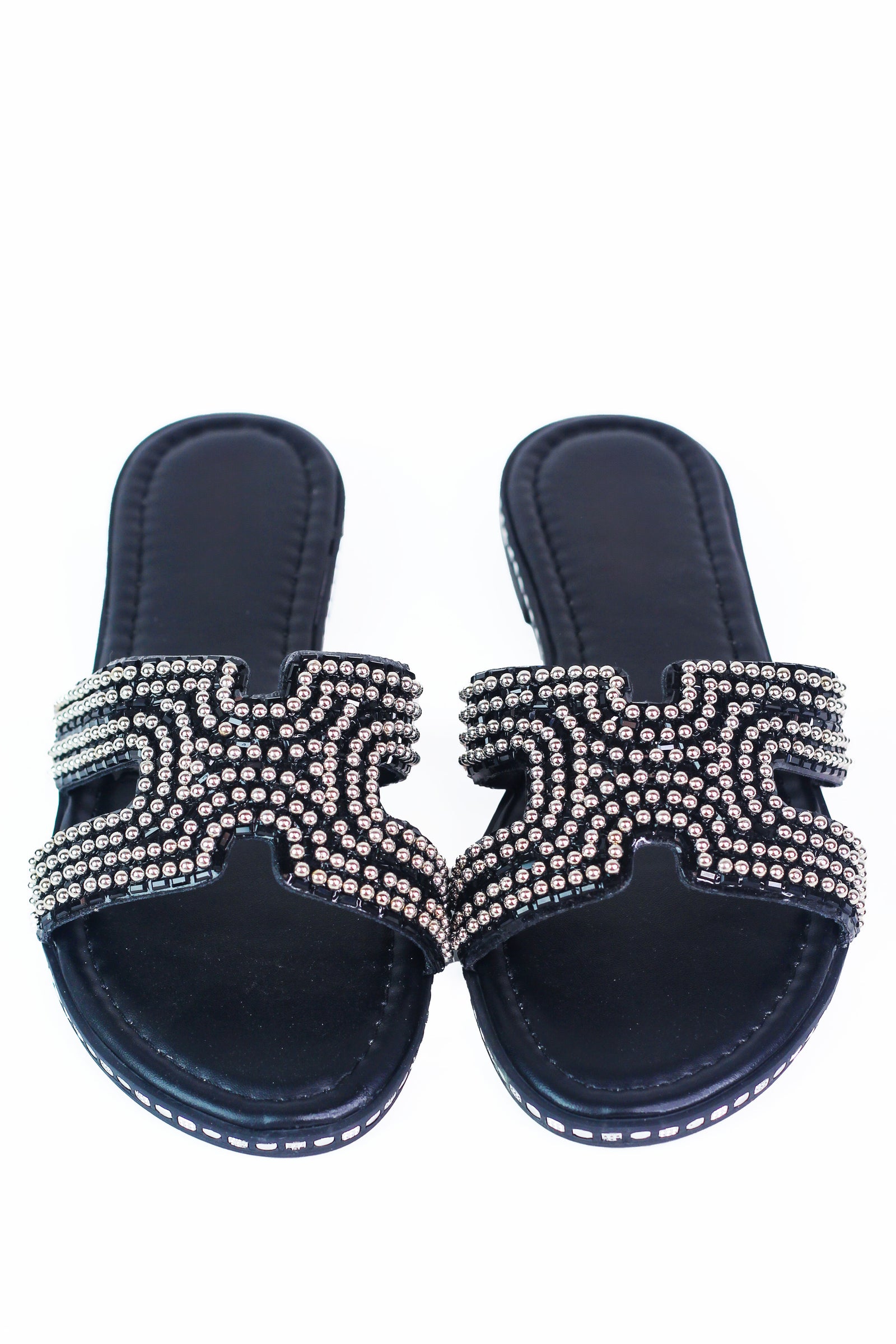 Beads & Baguettes Flat Sandals