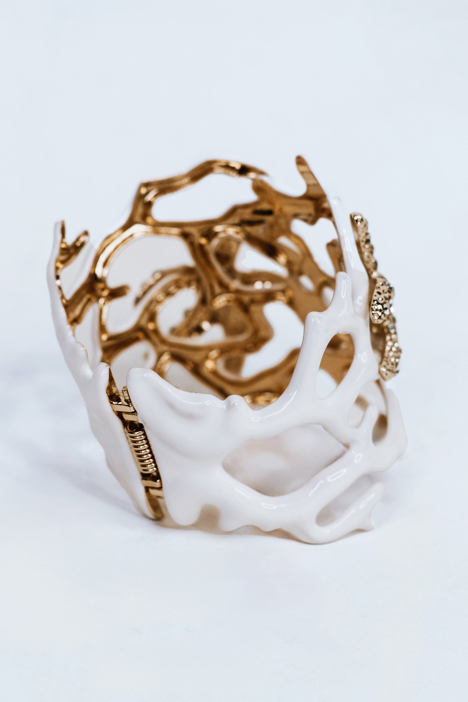 Coral Reef Starfish Accented Cuff Bracelet