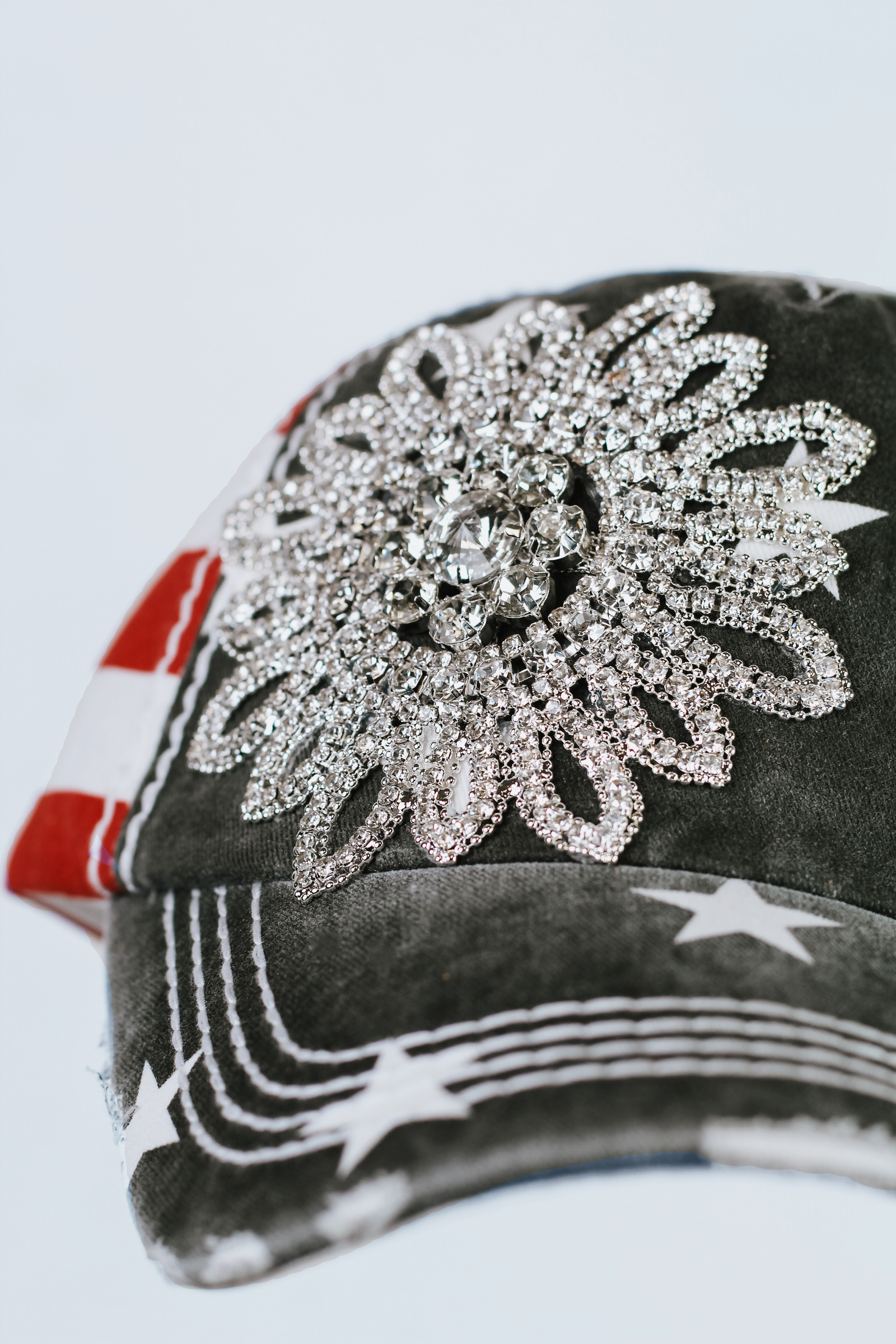 USA Sunflower Baseball Hat