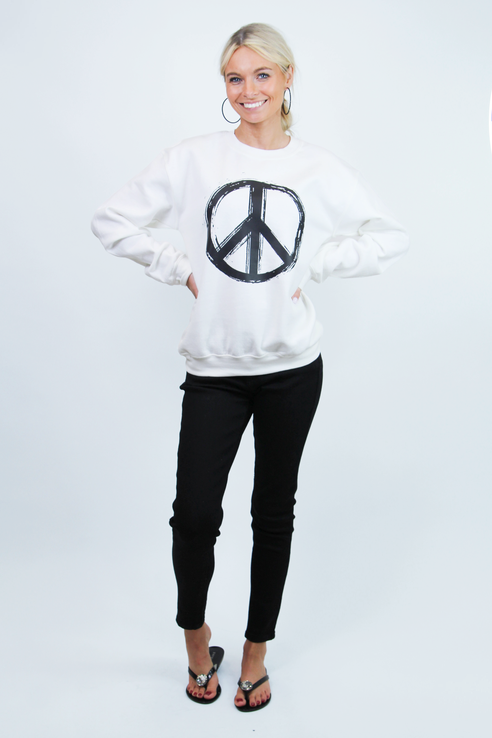 Peace Symbol Sweatshirt