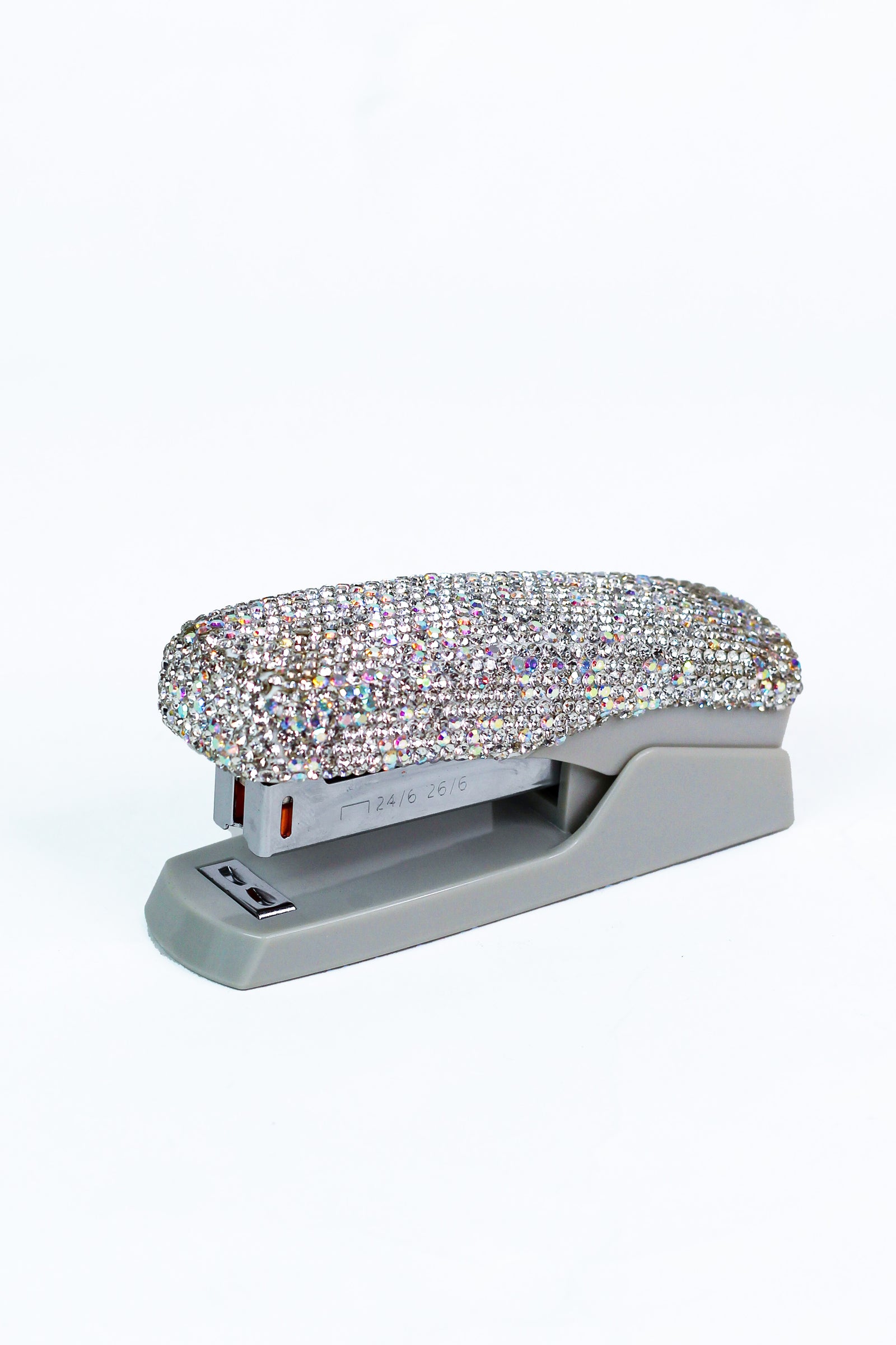Two Tone Rhinestone Top Small Stapler