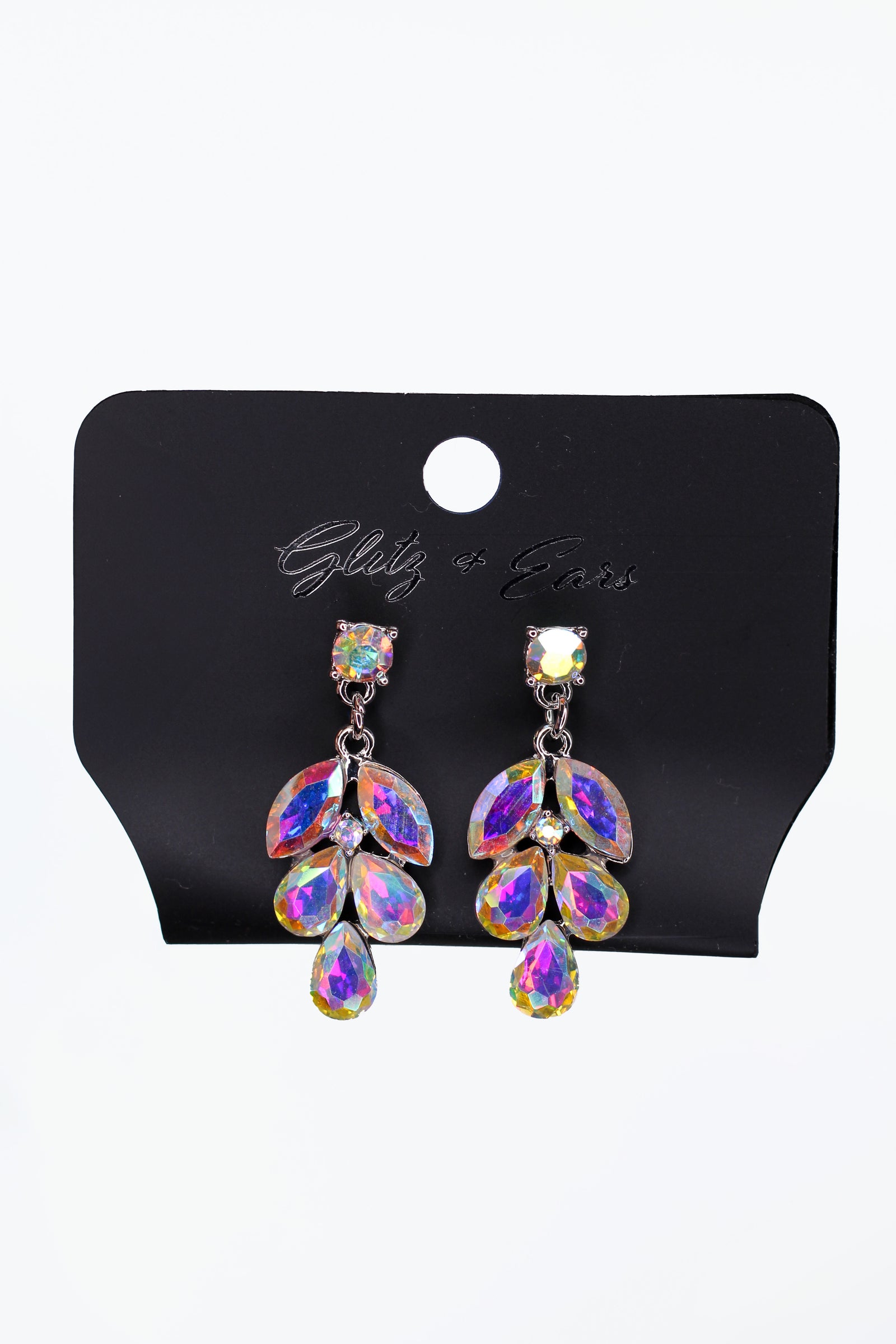 Marquis Rhinestone Statement V Necklace