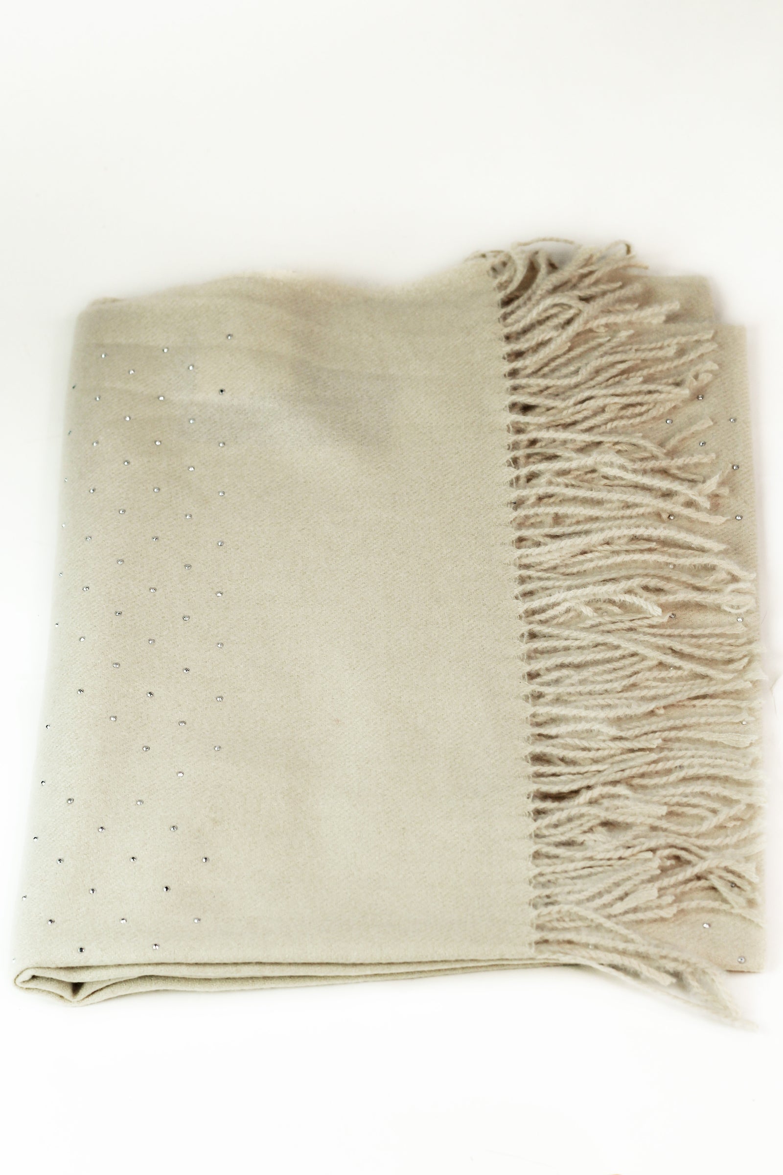 Soft Woven Rhinestone Scarf
