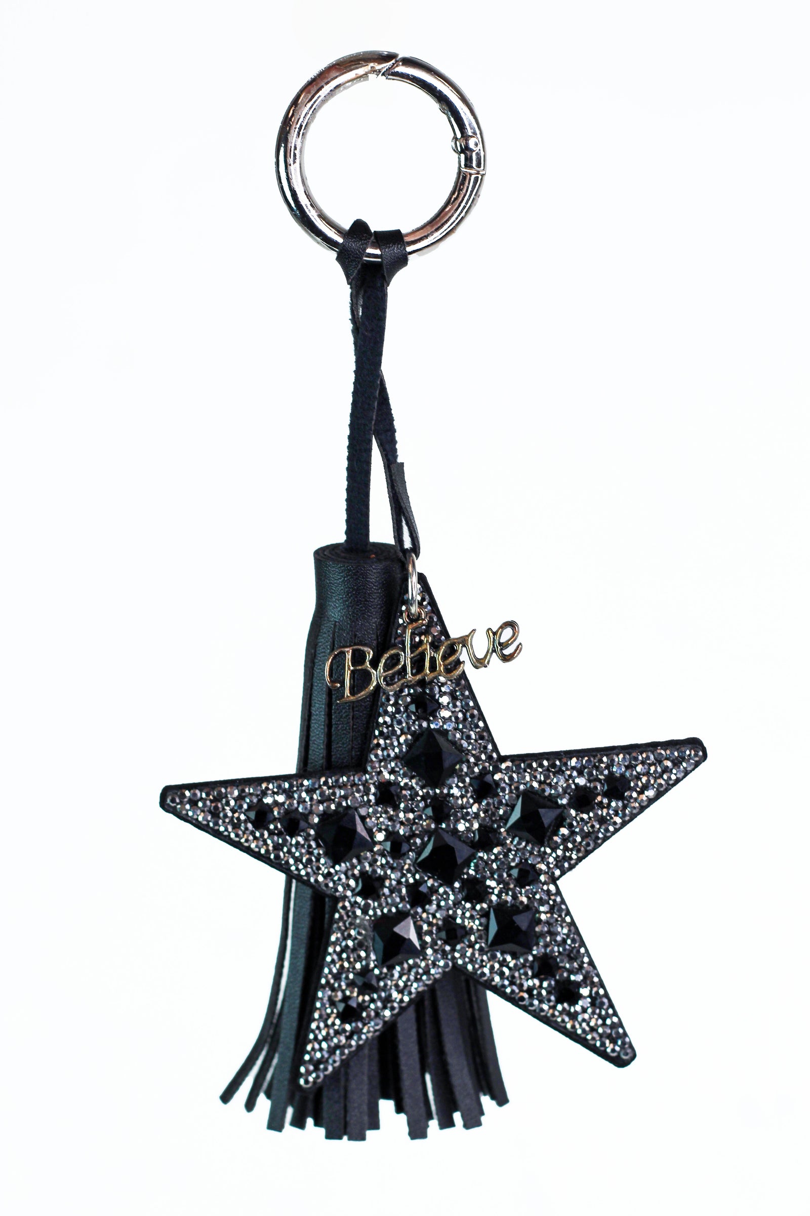 Star Stone Purse Charm with Tassel