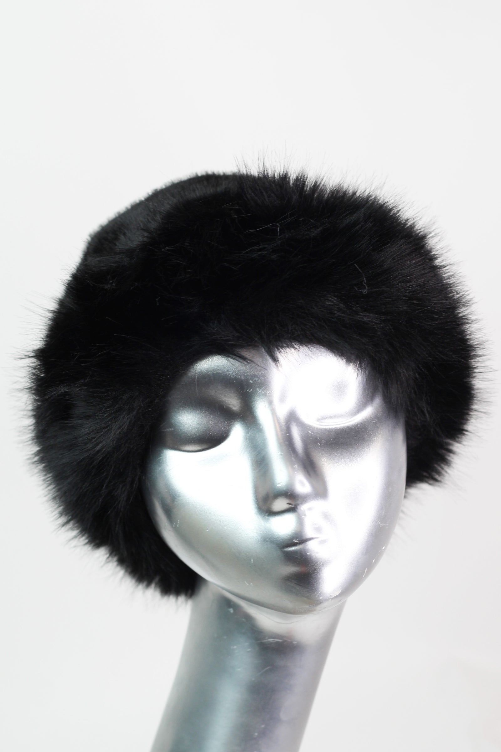 Solid Color Faux Fur Hat