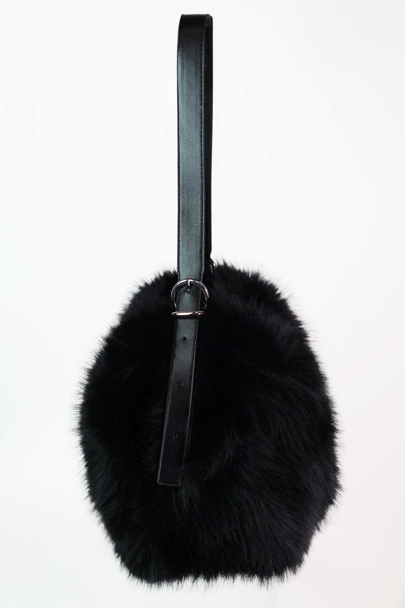 Faux Fur Purse w/ Shoulder Strap