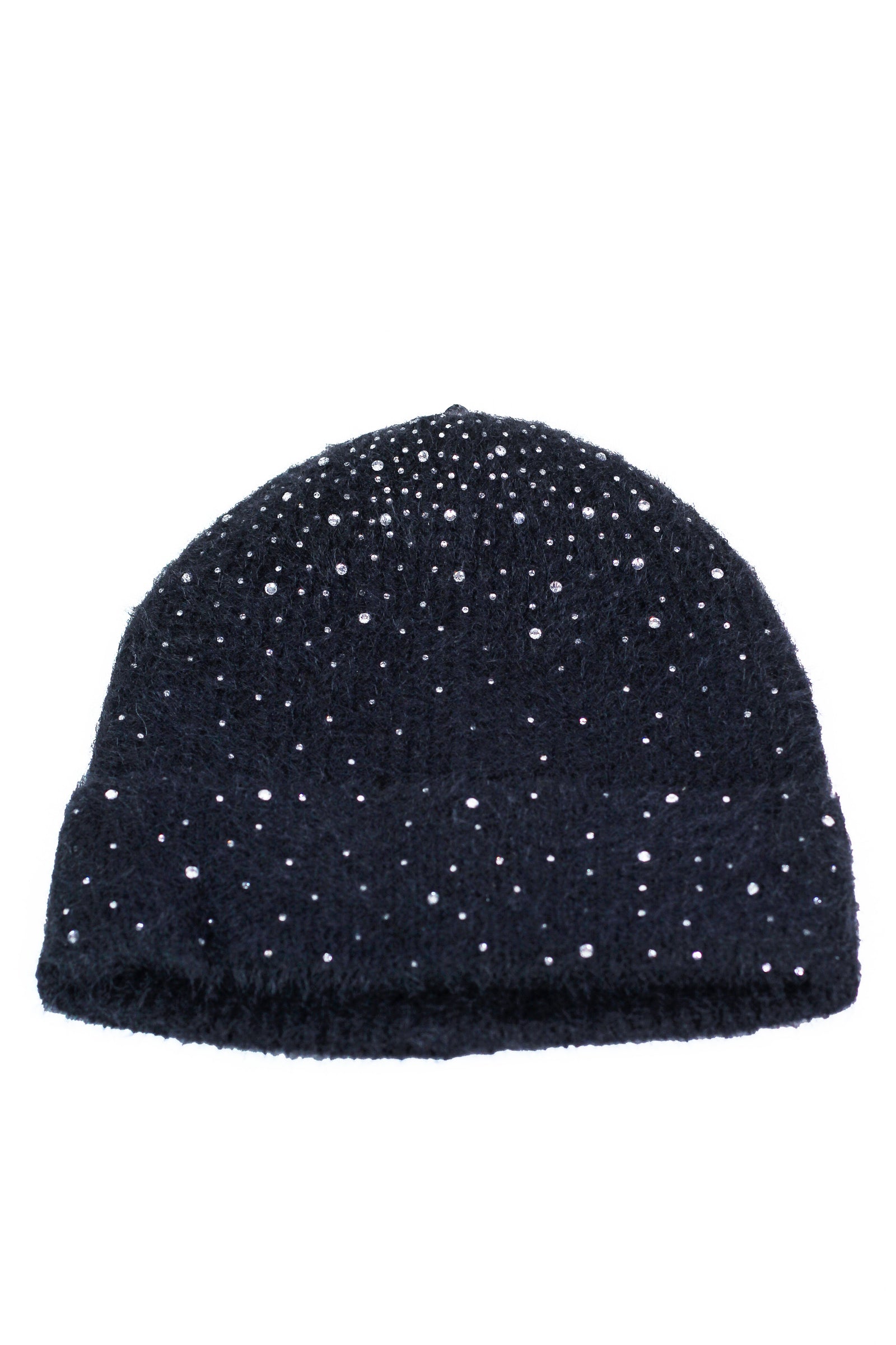 Front Rhinestone Accent Skull Cap