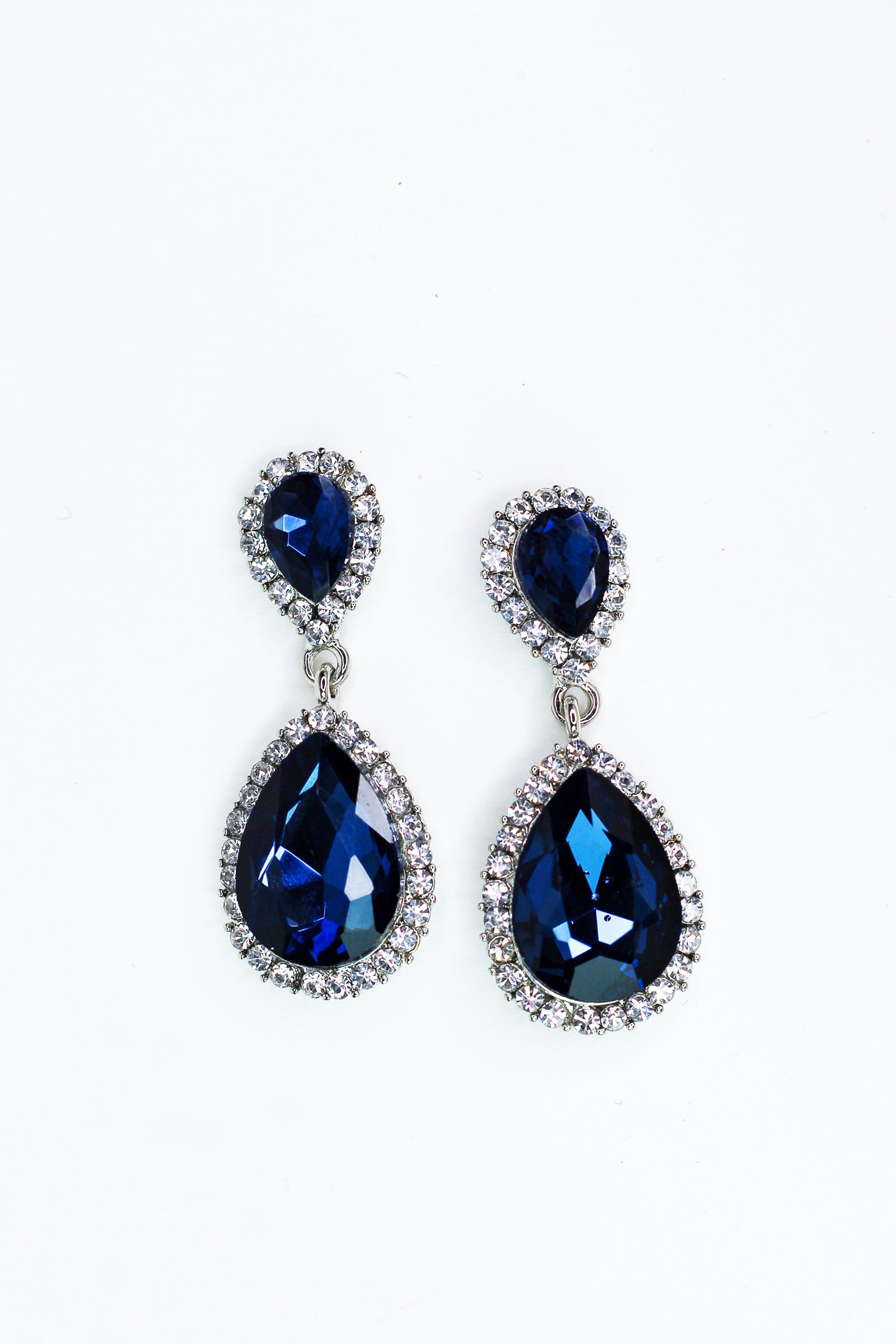 Teardrop Rhinestone Trim Earring - Glitz & Ears Boutique