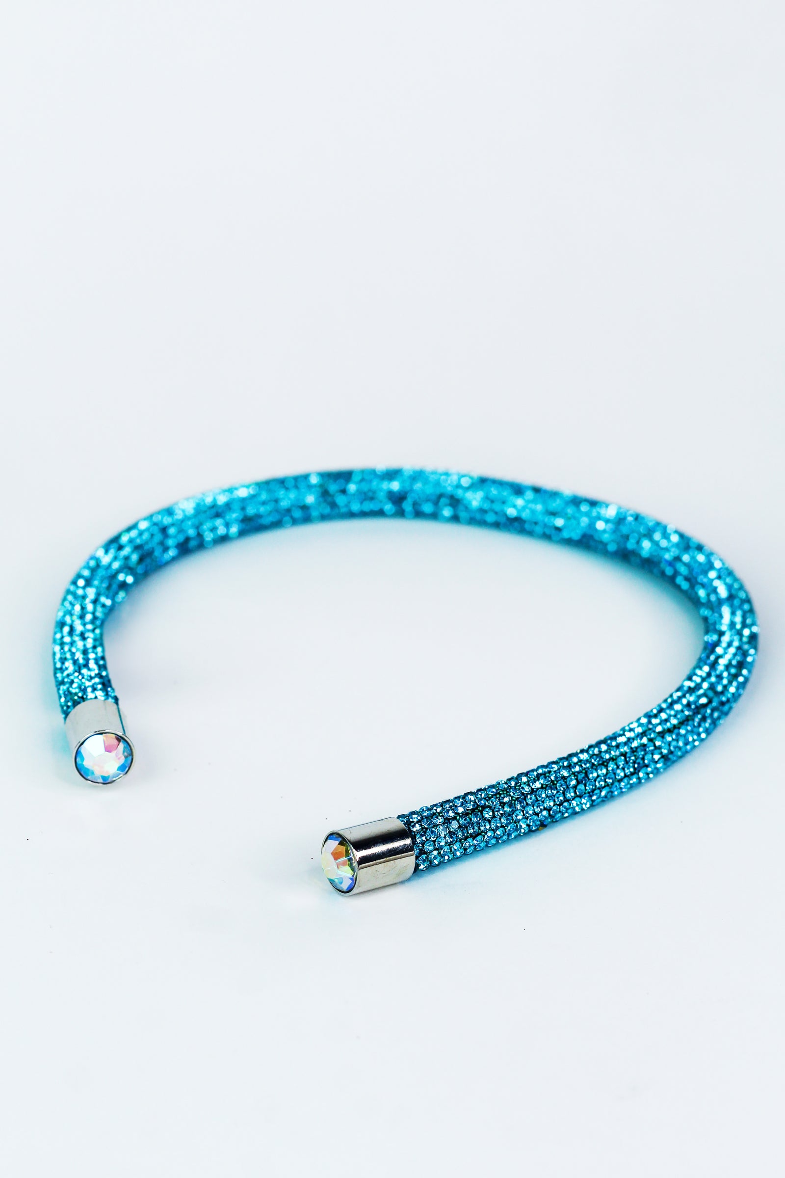 Thick All Rhinestone Fabric End Headband