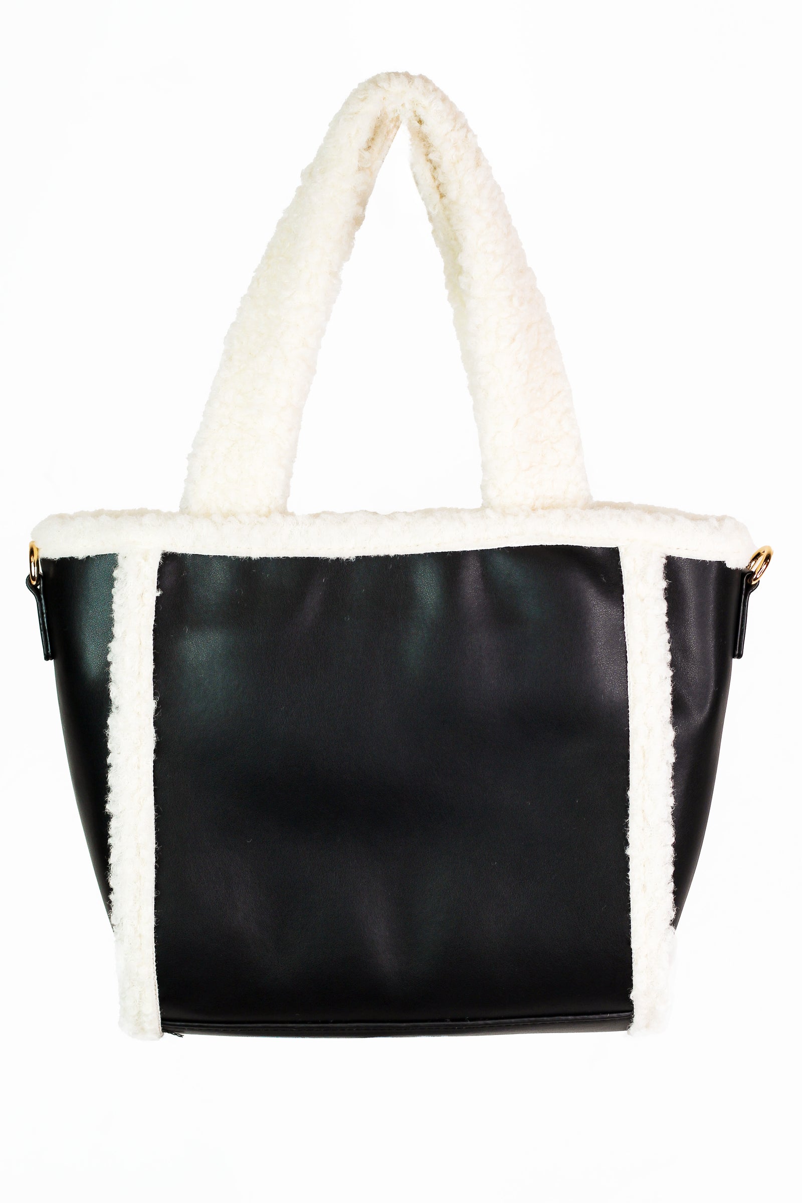 Sherpa Trim Crossbody