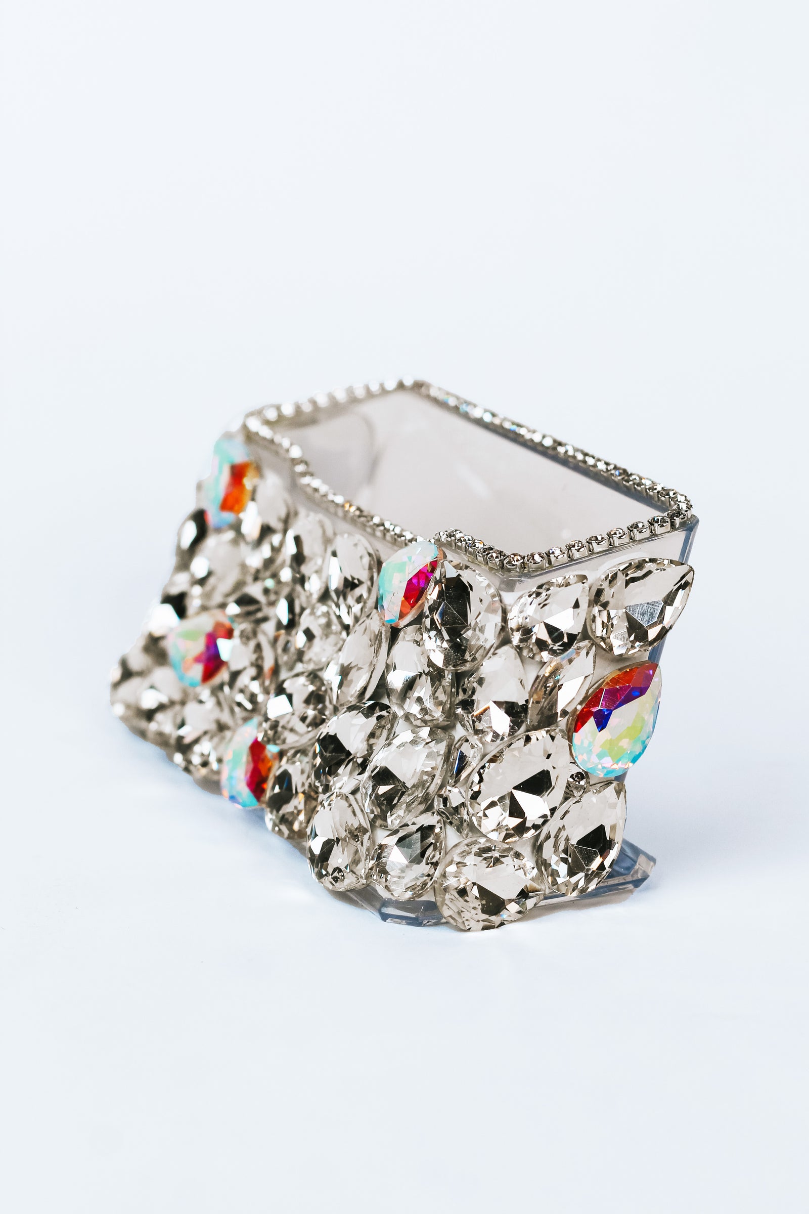 Large Teardrop Stone Business Card Holder