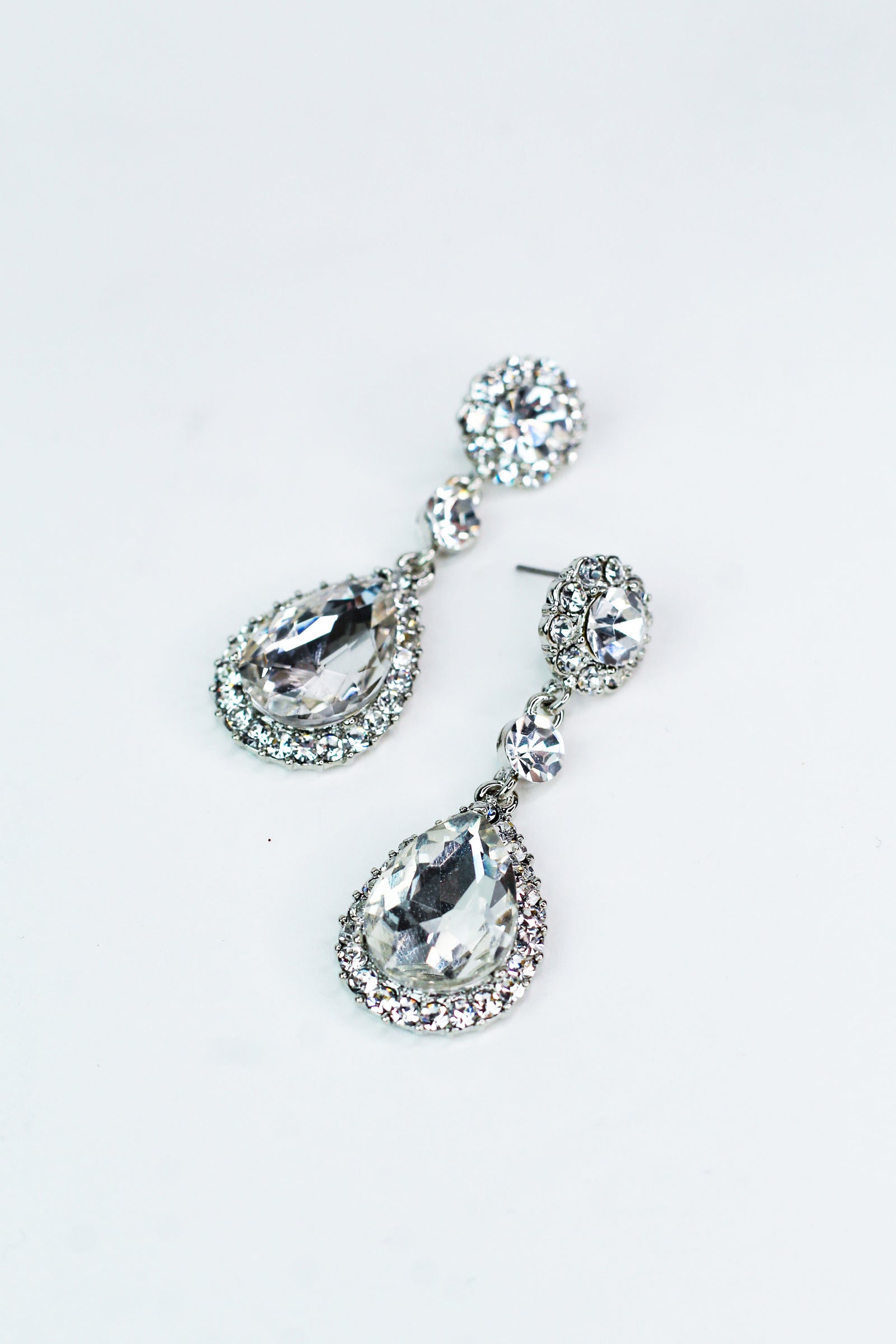 Flower, Circle Stone, Teardrop with Trim Earring - Glitz & Ears Boutique