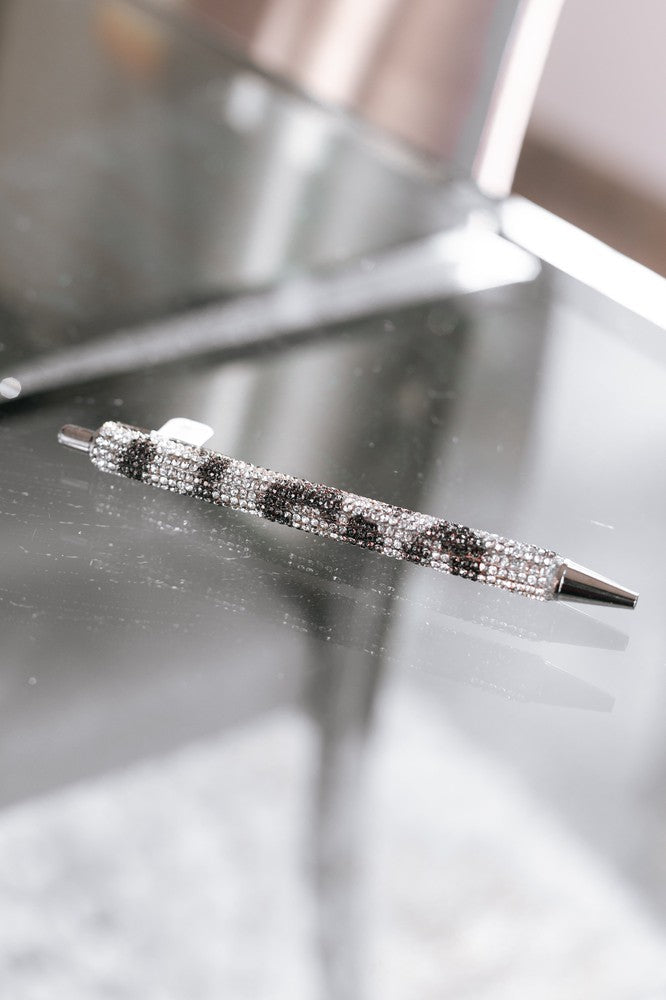 All Rhinestone Click Pen