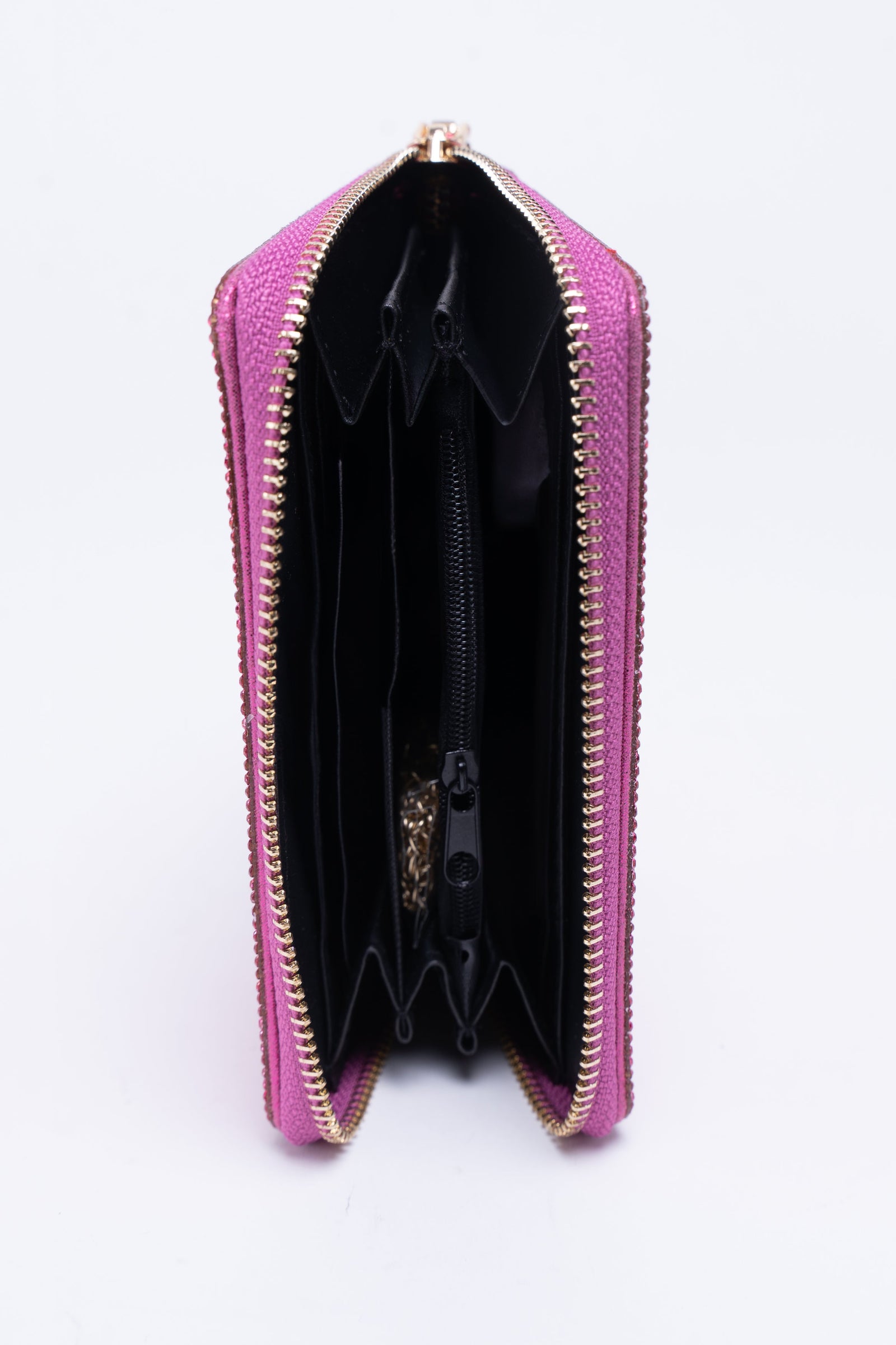 All Rhinestone Front & Back Wallet (4x6")