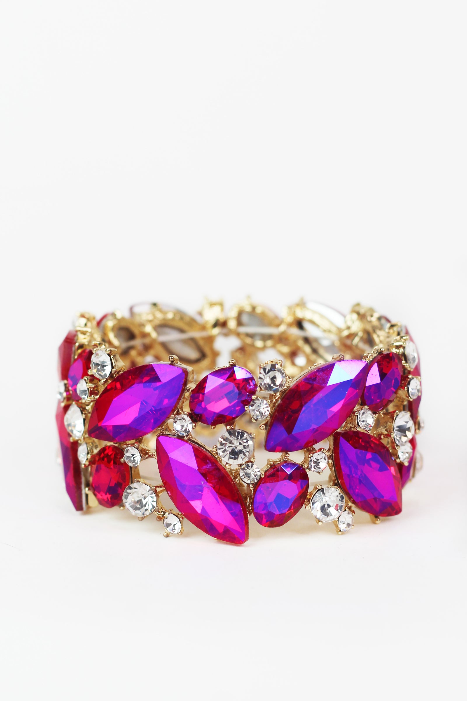 Multi Size Rhinestone Bracelet