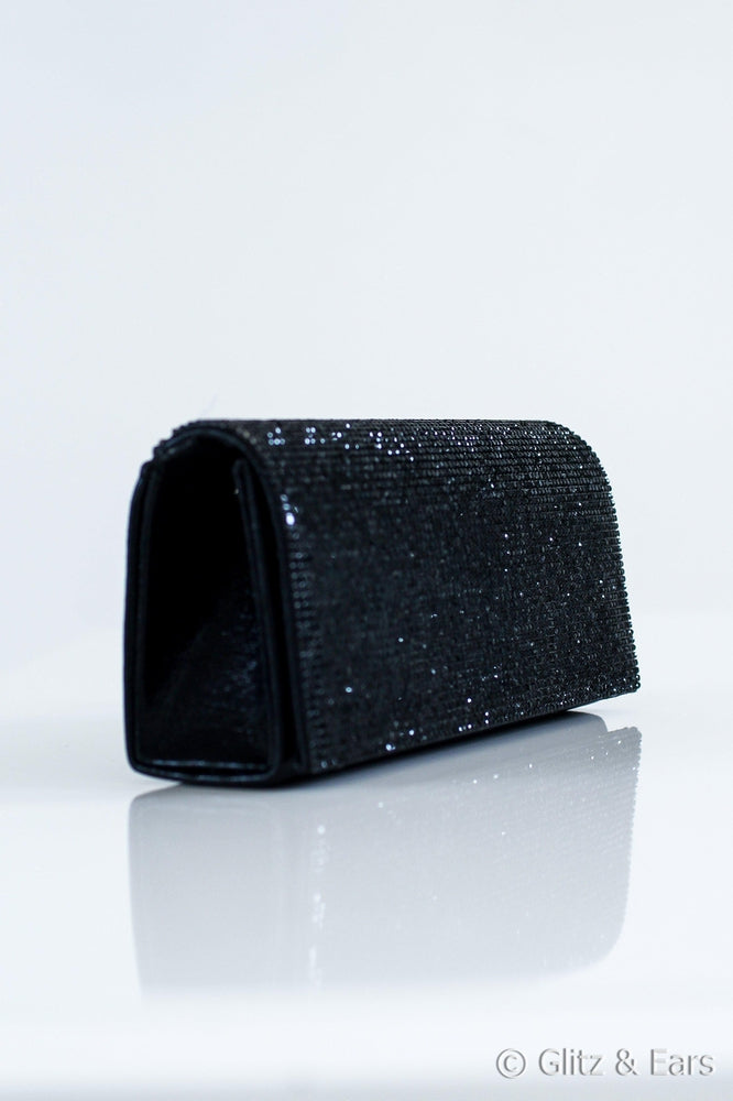 Rhinestone Flap Clutch - Glitz & Ears Boutique