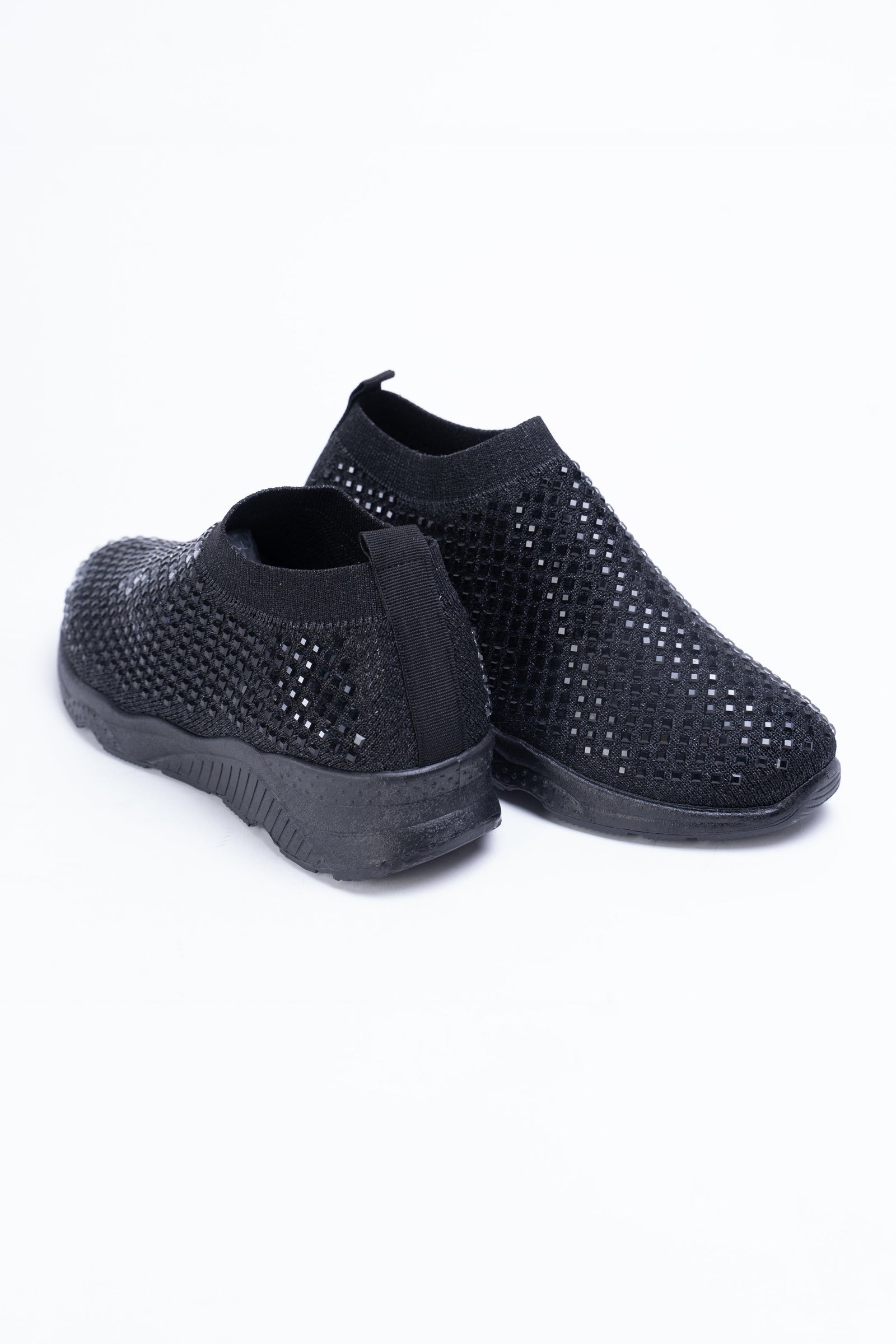 Square Stone Fabric Sneaker