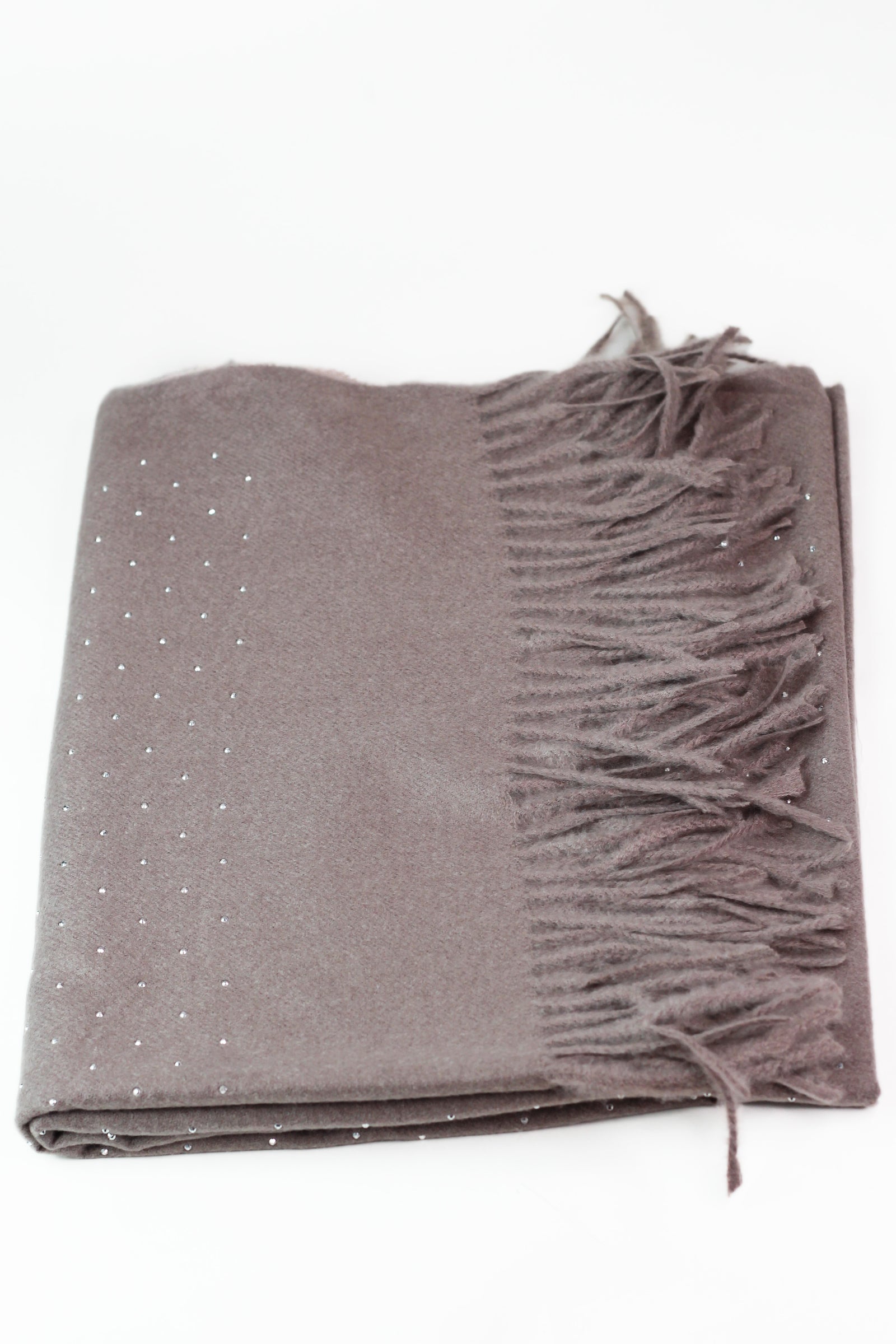 Soft Woven Rhinestone Scarf
