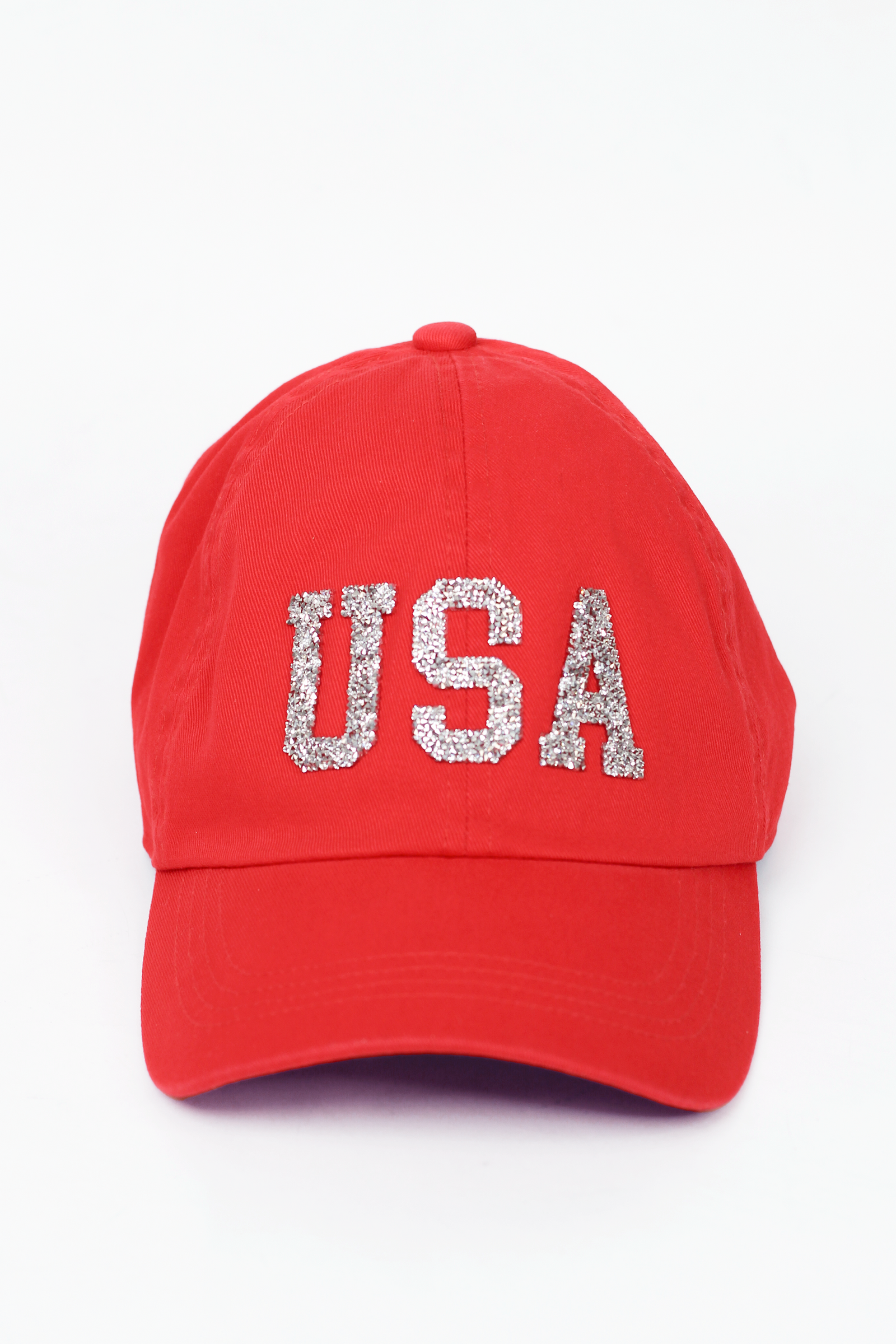 USA Rhinestone Baseball Cap