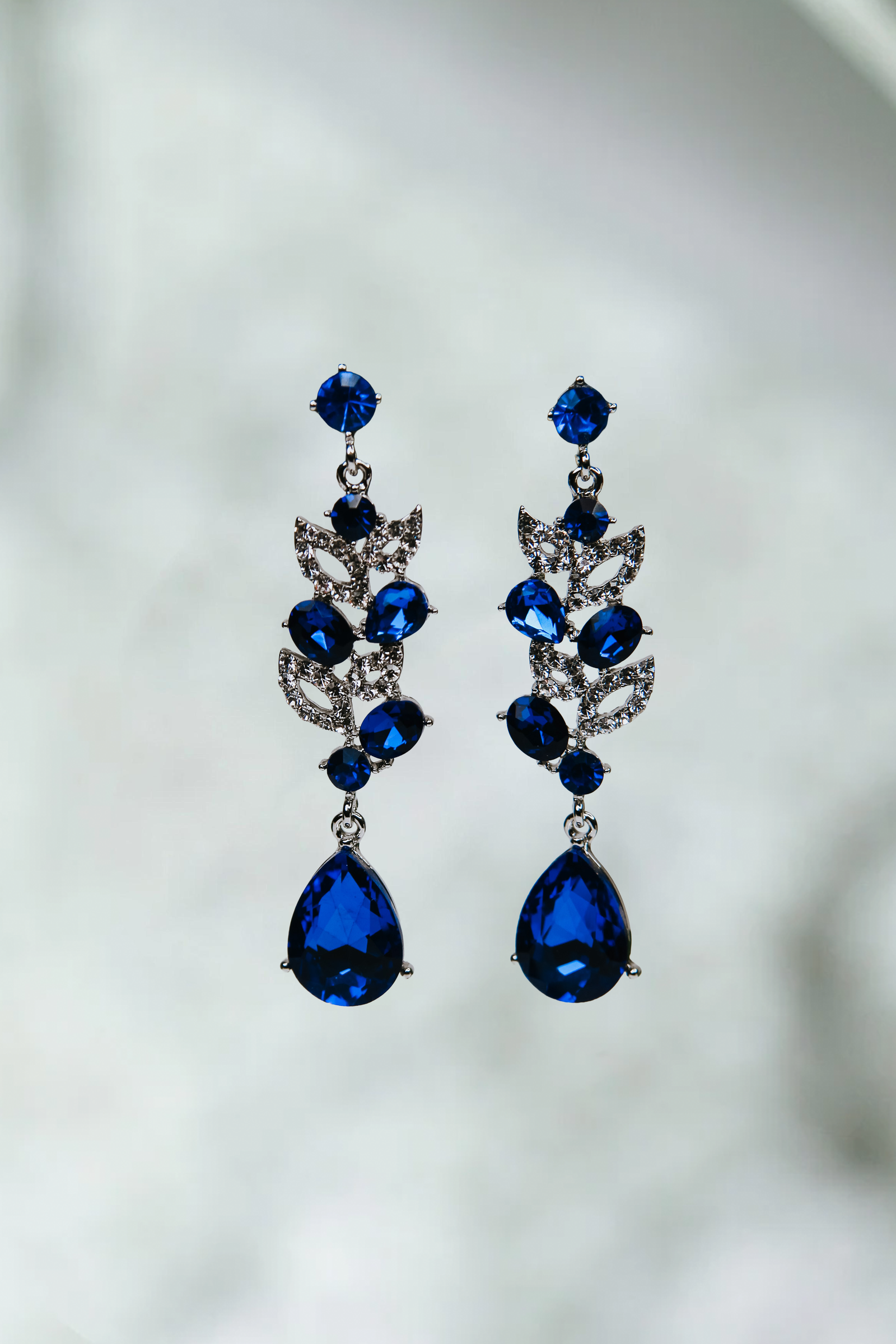 Open Almond, Oval & Teardrop Dangle Long Earring - Glitz & Ears Boutique