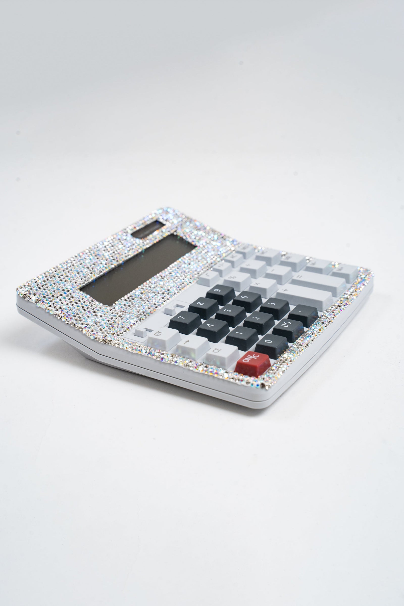 Two Tone Rhinestone Trim Large Calculator