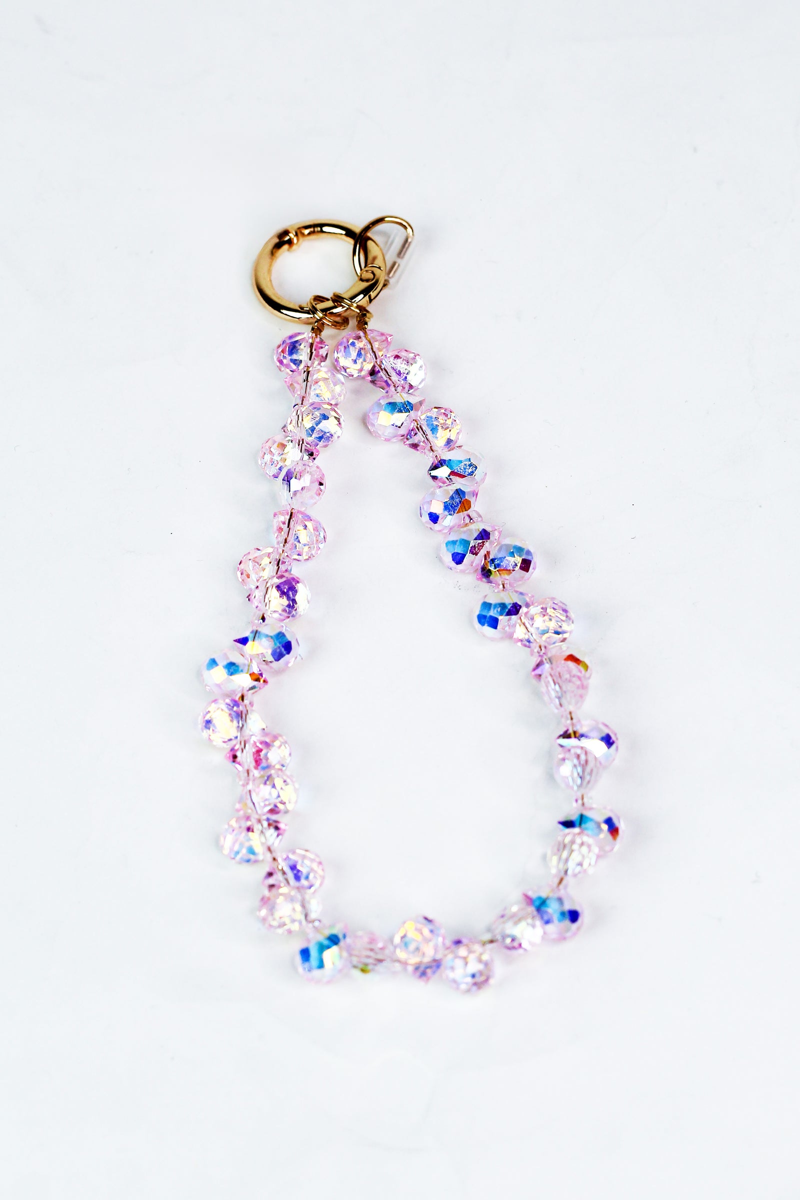 Crystal Ball Wristlet Keychain