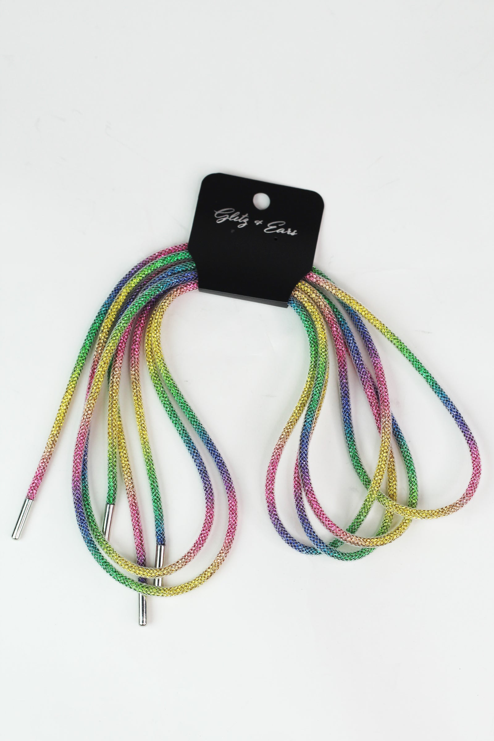 Rhinestone Shoe Laces Inside Casing