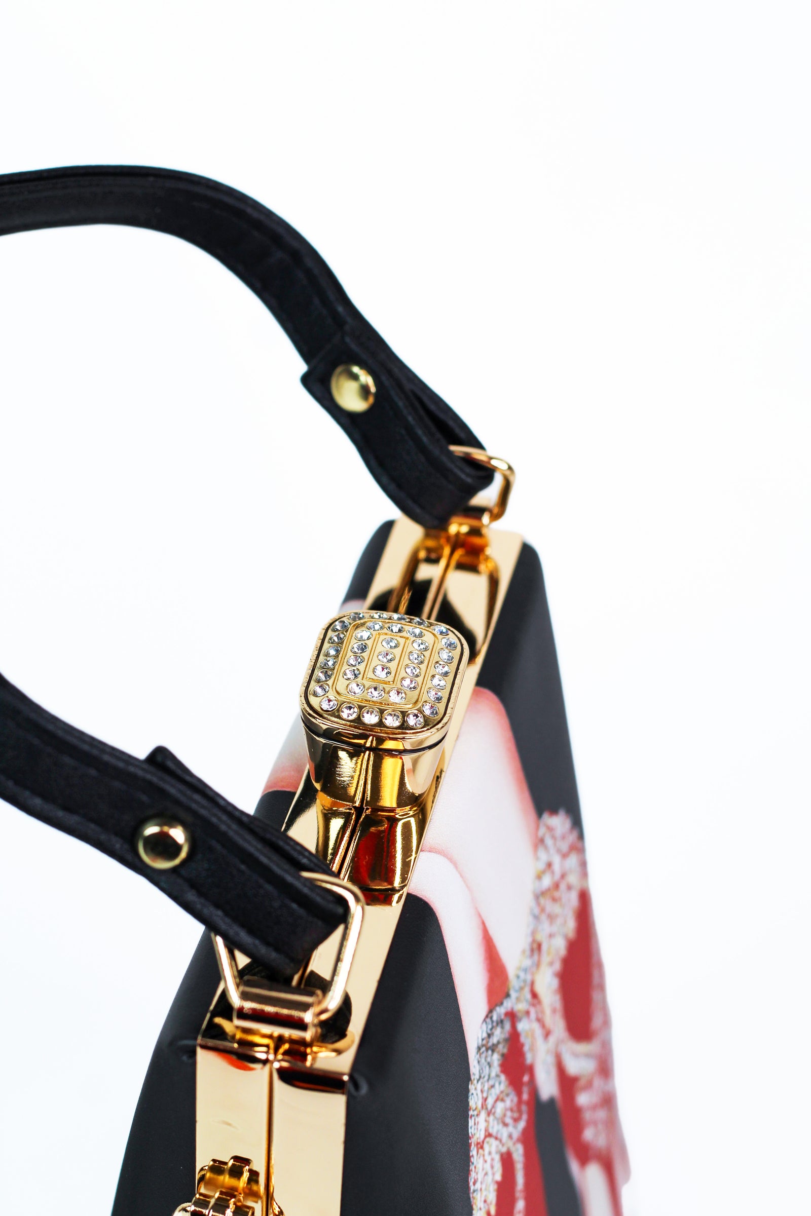 "Red Heels" Digital Print Rectangle Clutch