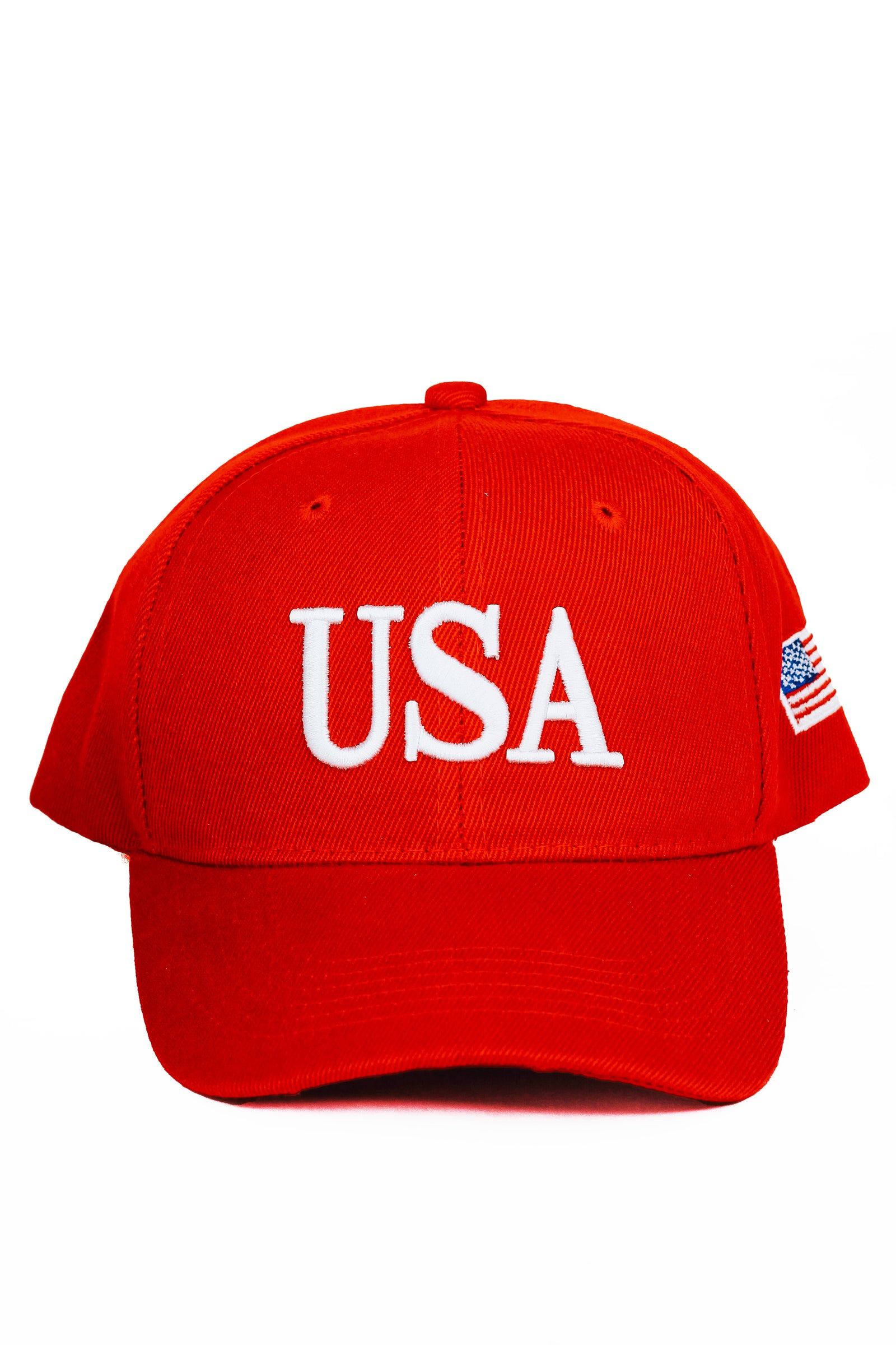 USA Baseball Cap w/ Flag on Side