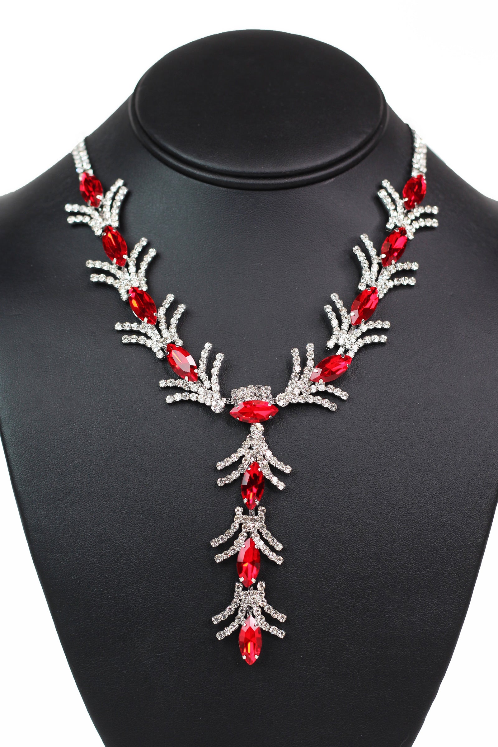 Short Arch Bars Almond Stone Y Necklace - Glitz & Ears Boutique