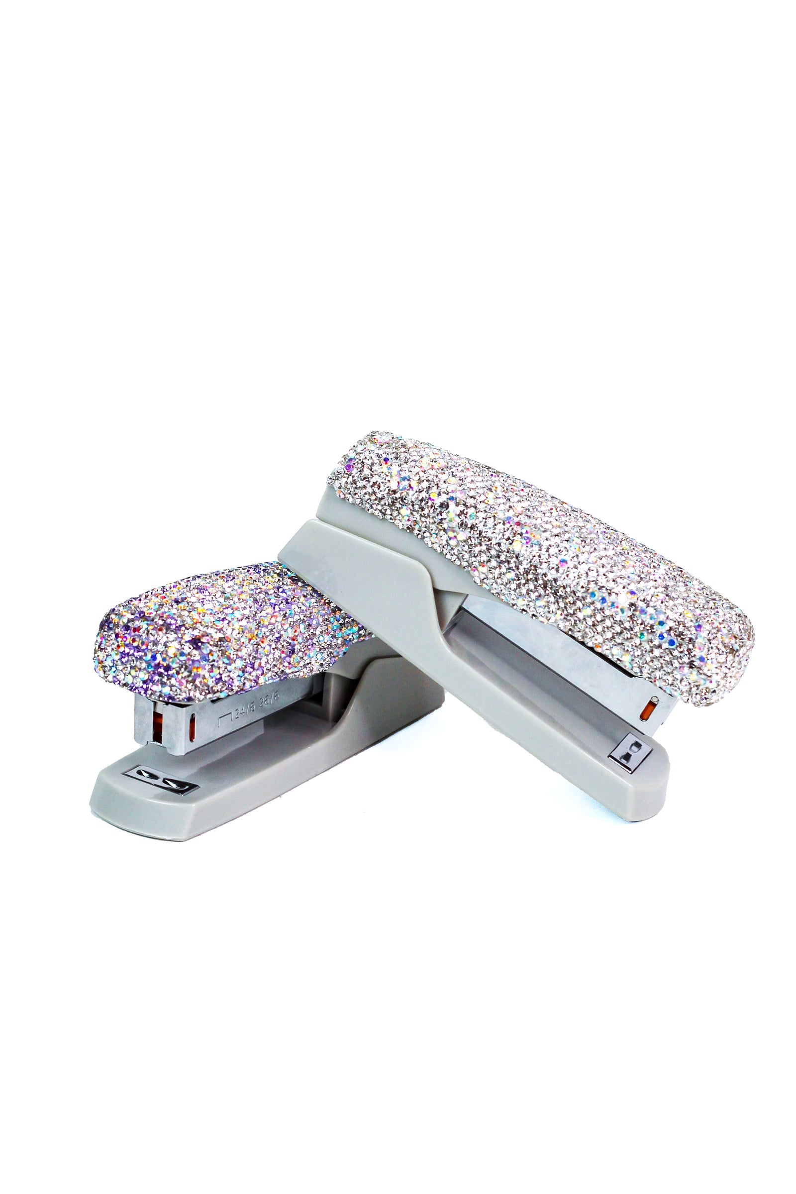Two Tone Rhinestone Top Small Stapler